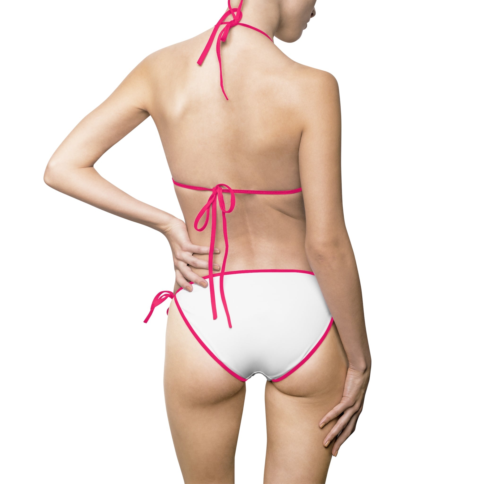 White Strappy | Mix & Match Fun-Flirty Lovers’ String Bikinis
