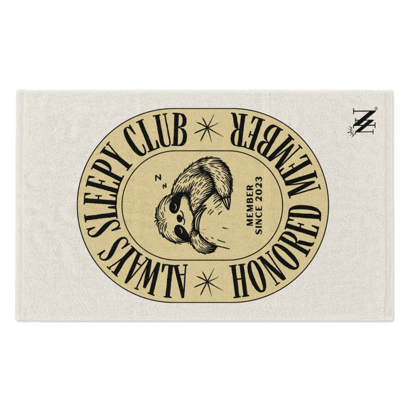 Always Sleepy Club Sloth | Mix & Match Soft Fun-Flirty Lovers’ Towels