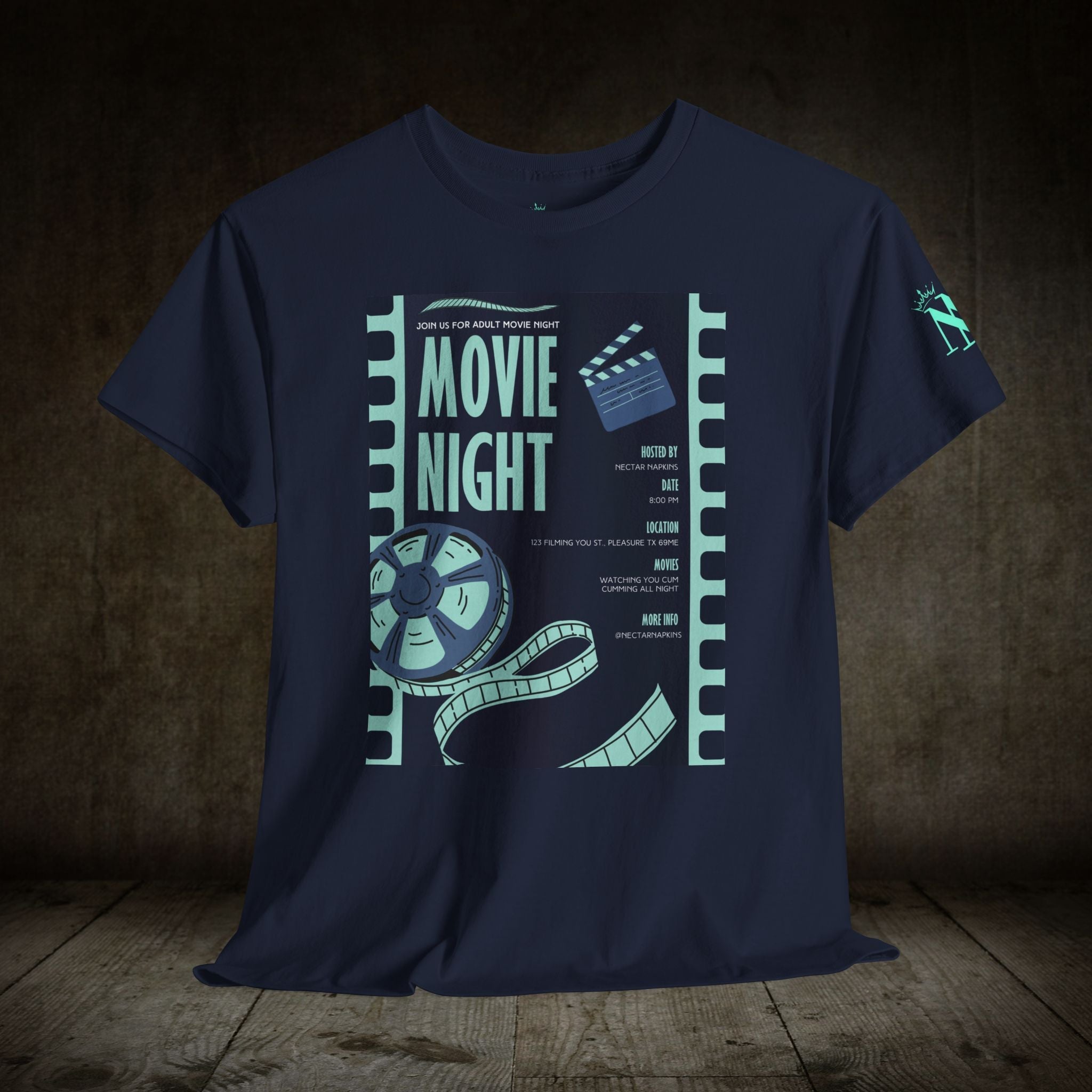 Adult Movie Night | Mix & Match 100% Cotton Unisex Fun-Flirty Lovers’ Tees