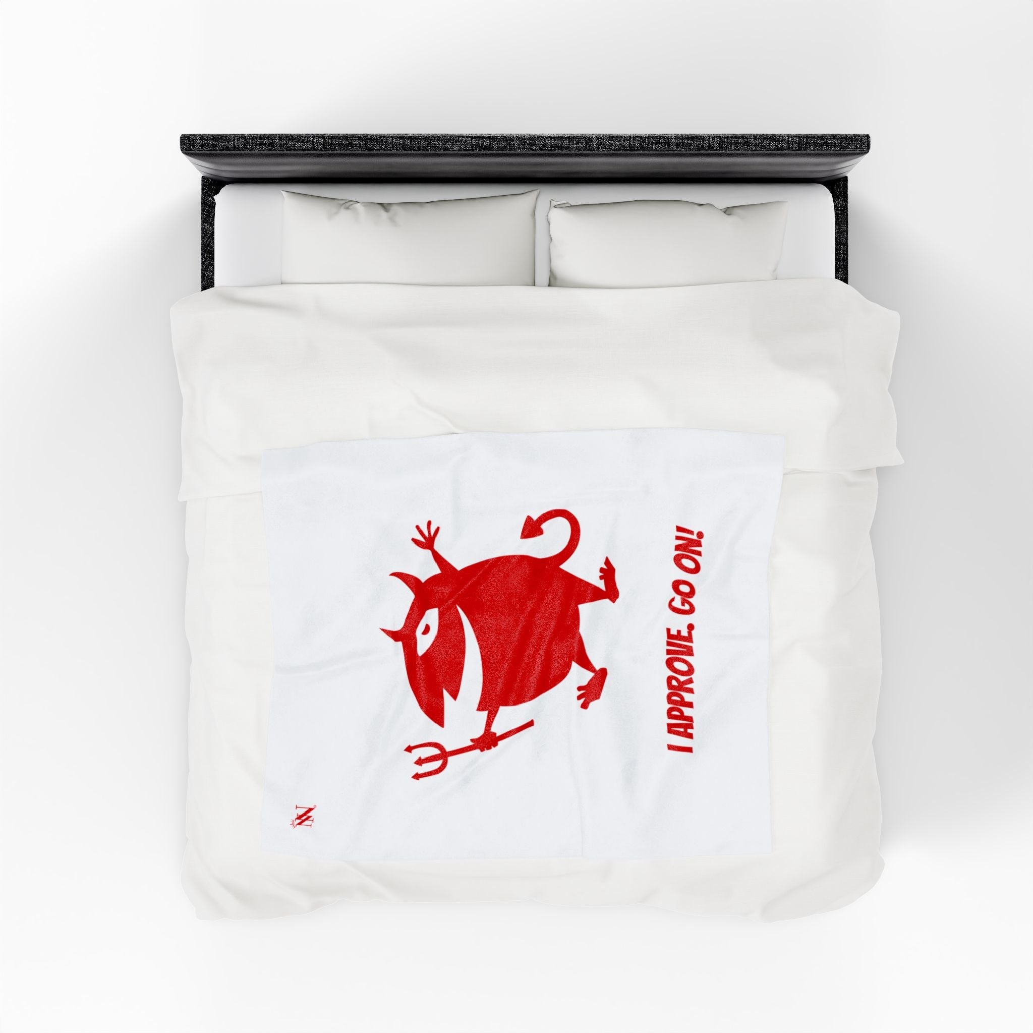 I Approve. Go On! | Mix & Match Velveteen Fun-Flirty Lovers’ Blankets