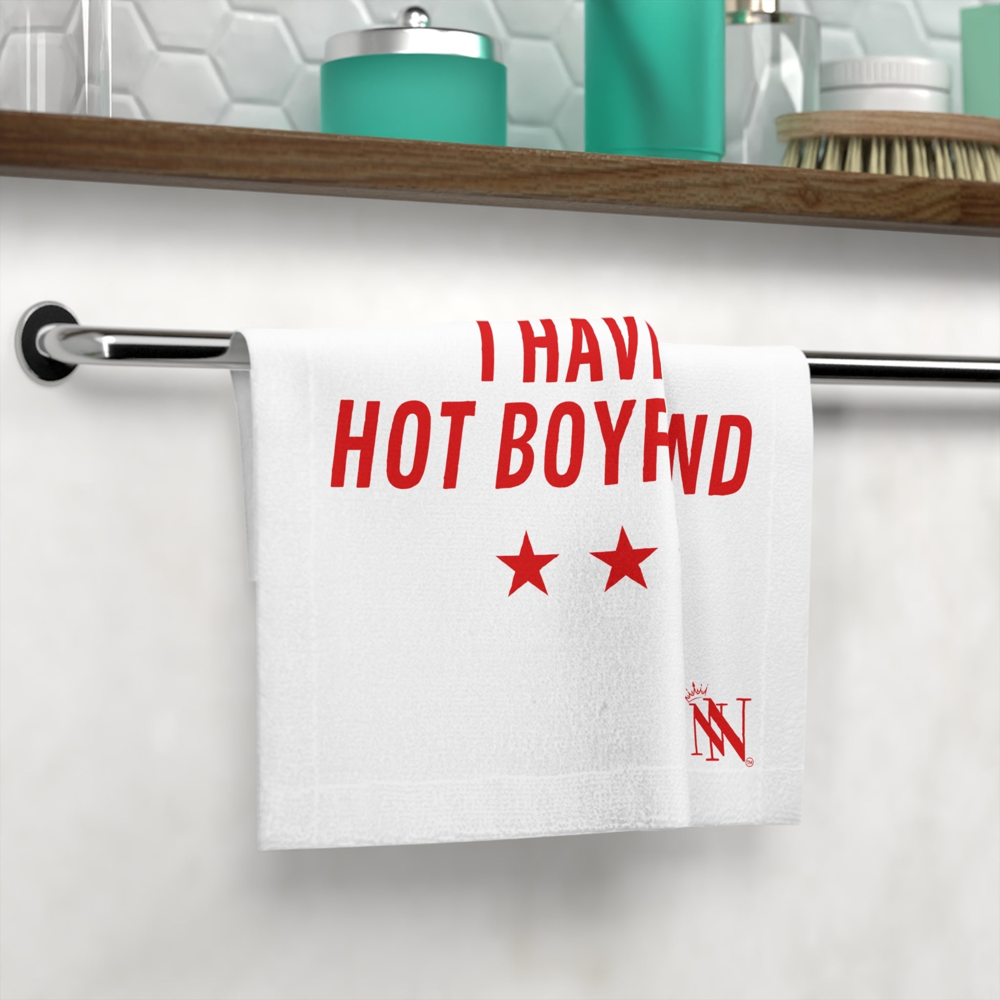 I Have a Hot Boyfriend | Mix & Match Lils’ Fun-Flirty Lovers’ Towels