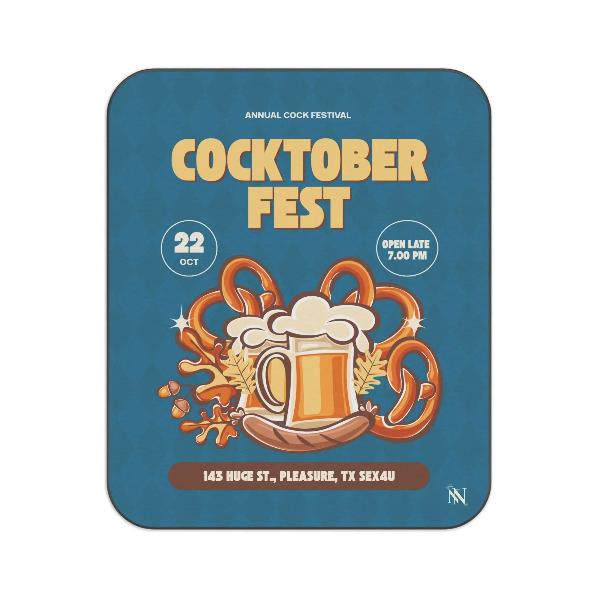 Cocktober Fest | Mix Match Fun-Flirty Lovers’ Water-Resistant Blankets