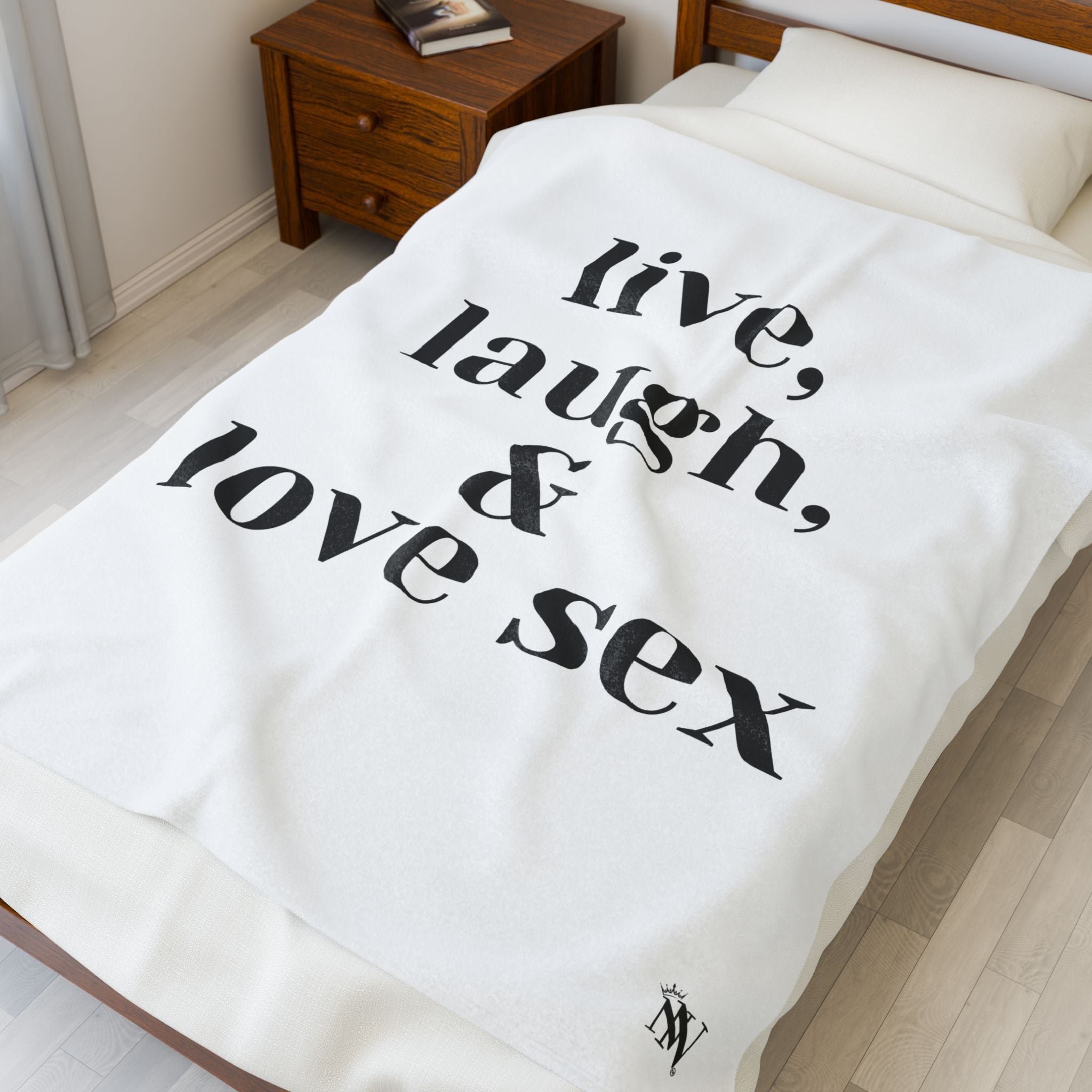 Live Laugh & Love Sex | Mix & Match Fun-Flirty Lovers’ Blankets
