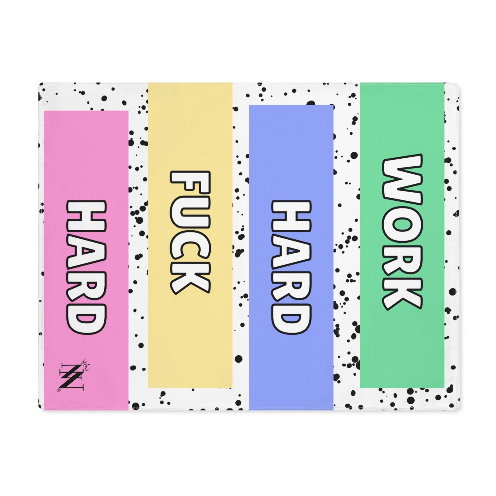 Work Hard Fuck Hard | Mix & Match Playful Fun-Flirty Lovers’ Toy Mats