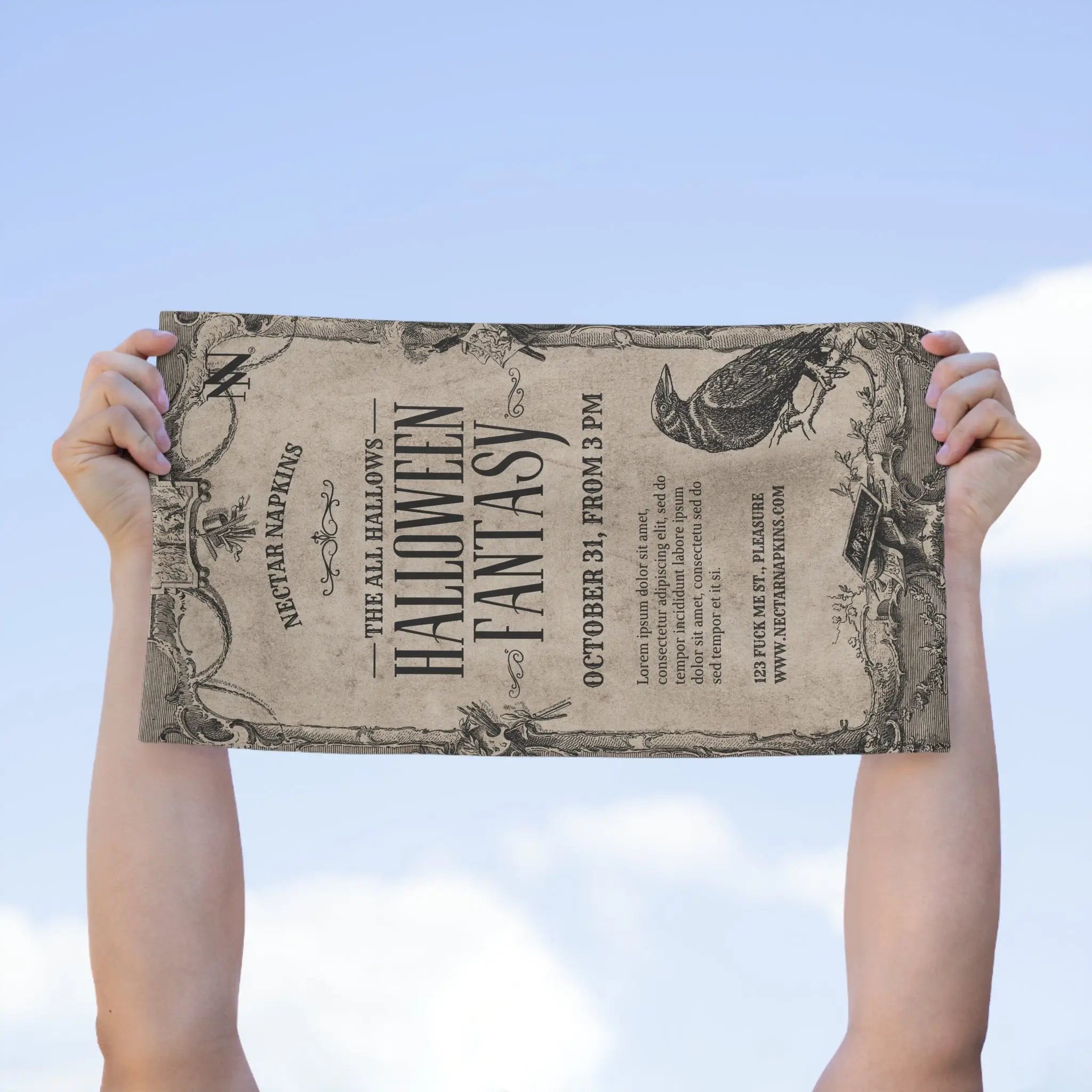 Halloween Fantasy | Mix & Match Soft Fun-Flirty Lovers’ Towels