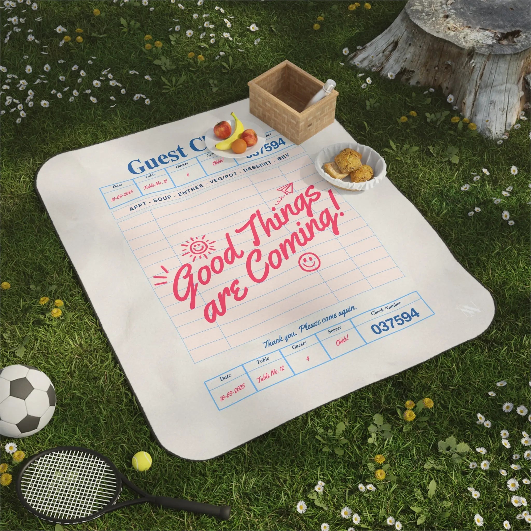 Good Things Are Coming! Guest Check | Mix Match Fun-Flirty Lovers’ Water-Resistant Blankets