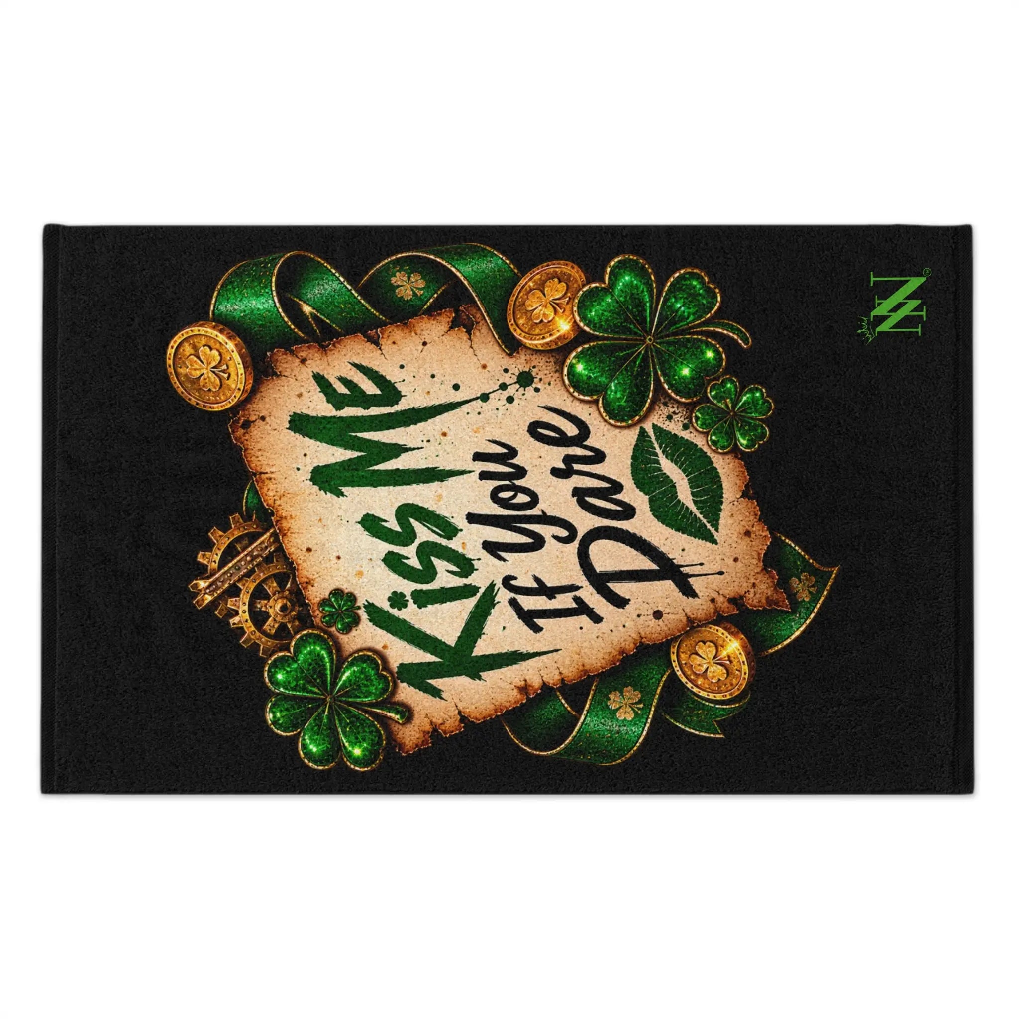 Kiss Me If You Dare Irish Love Sex Towel