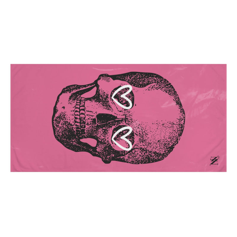 Skull Heart Eyes | Mix & Match XL Fun-Flirty Lovers’ Towels