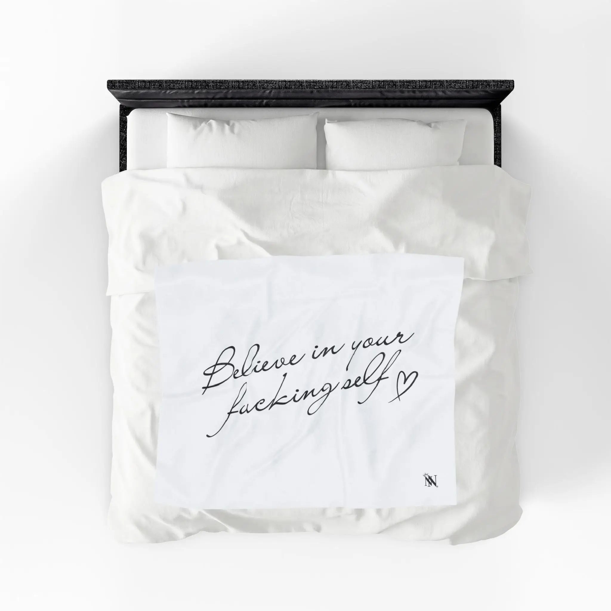 Believe in Your Fucking Self | Mix & Match Soft Fun-Flirty Lovers’ Blankets