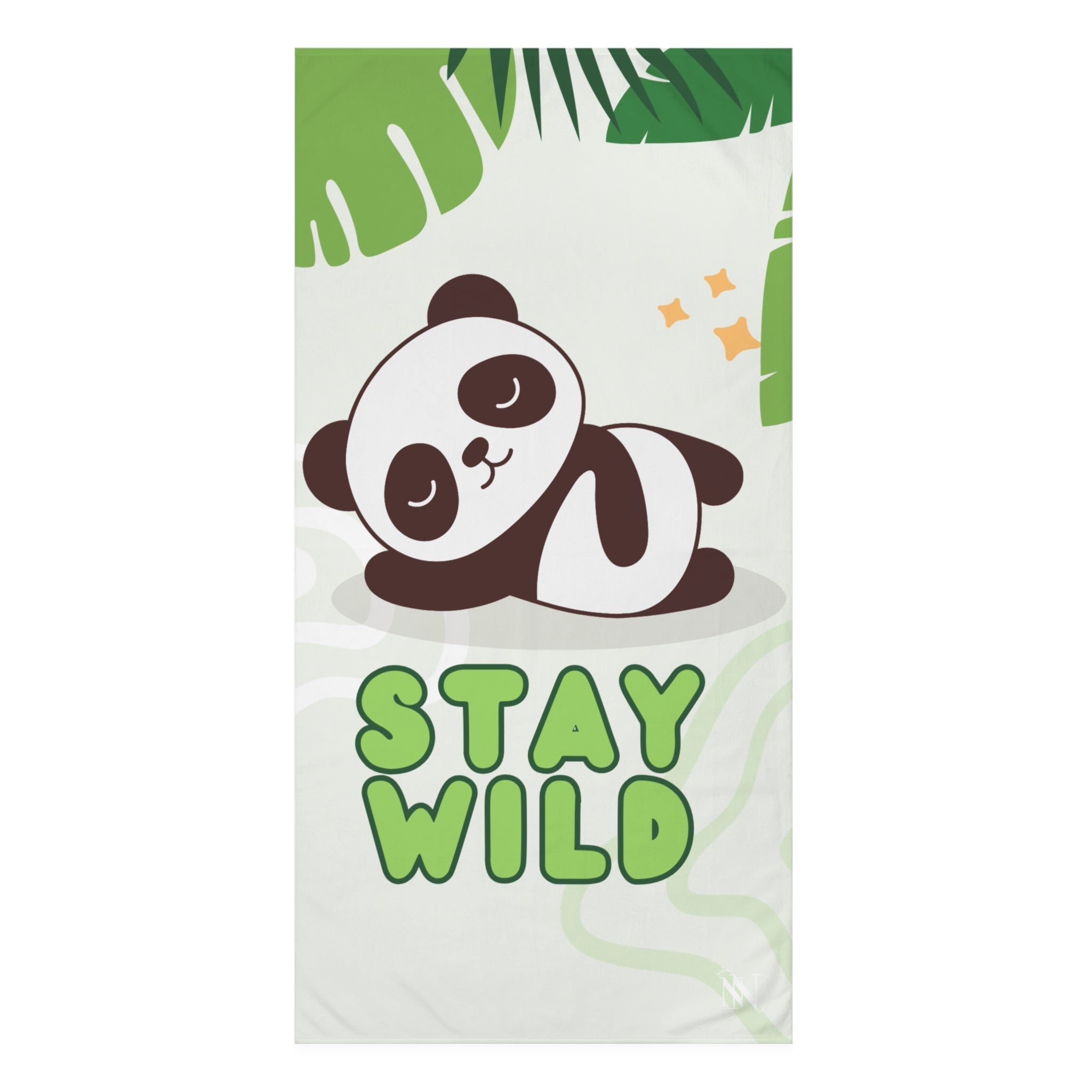 Stay Wild Cute Panda | Mix & Match XL Fun-Flirty Lovers’ Towels