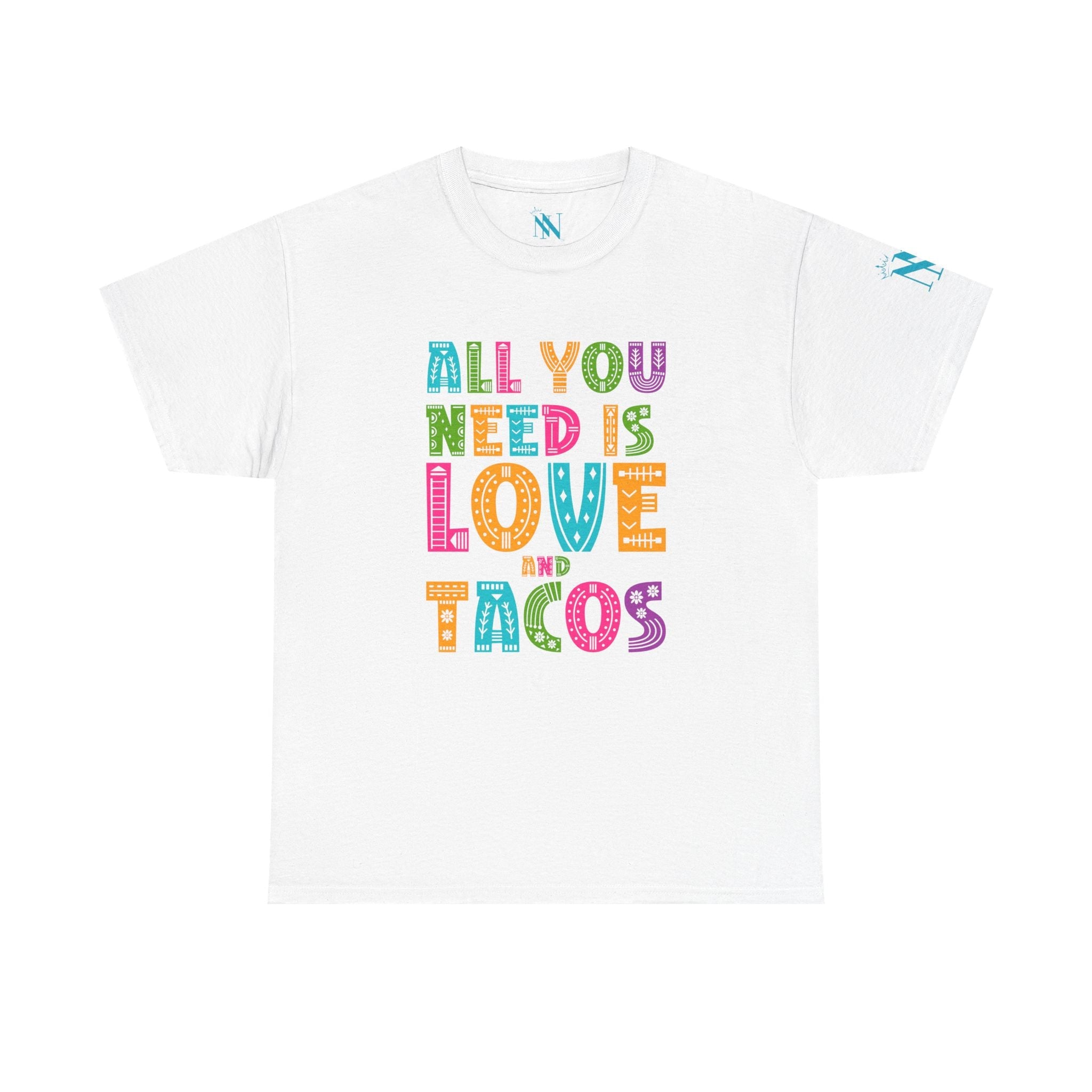 All You Need Is Love & Tacos | Mix & Match 100% Cotton Unisex Fun-Flirty Lovers’ Tees