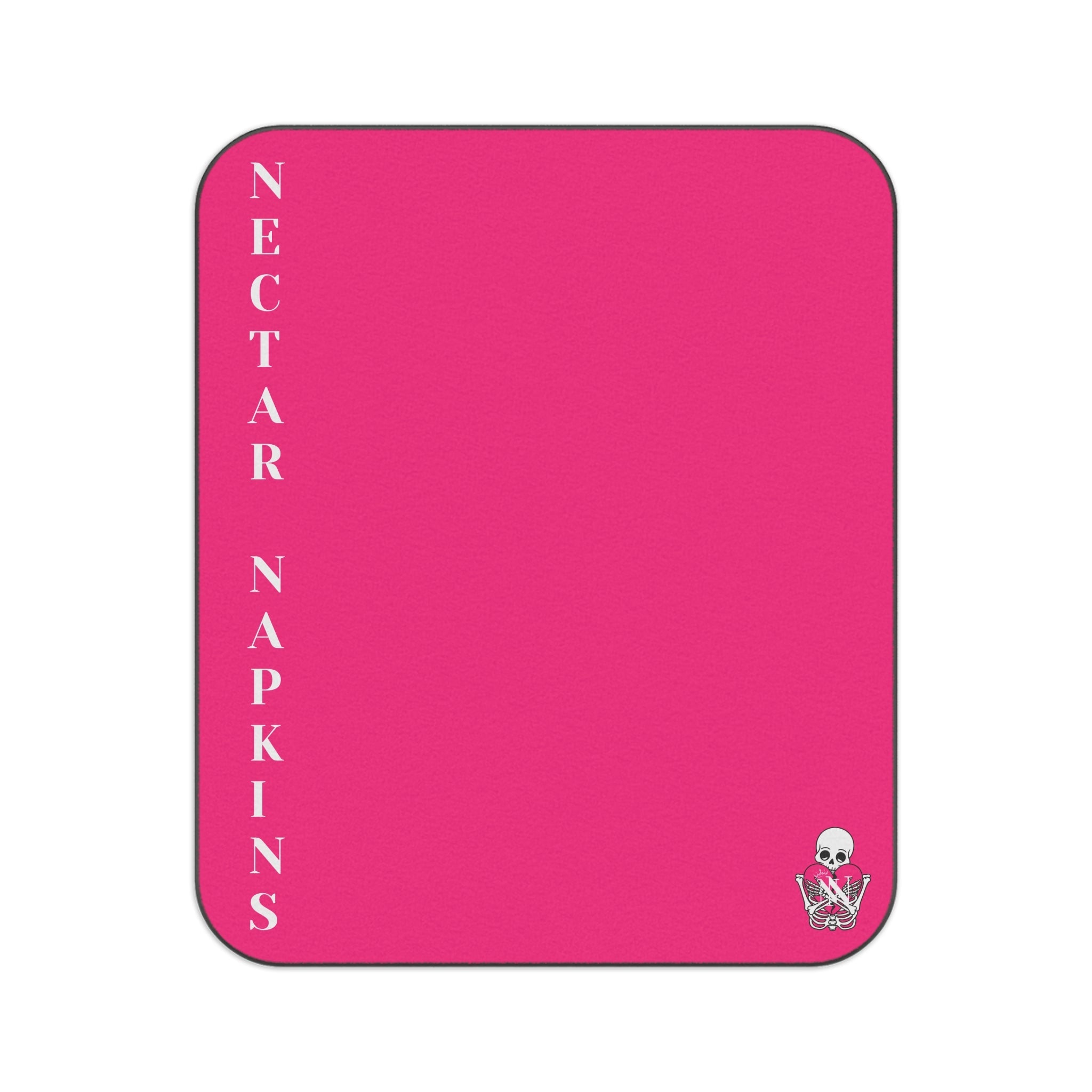 Nectar Napkins Brand Signature Pink | Nectar Napkins Fun-Flirty Lovers’ Sex Blankets