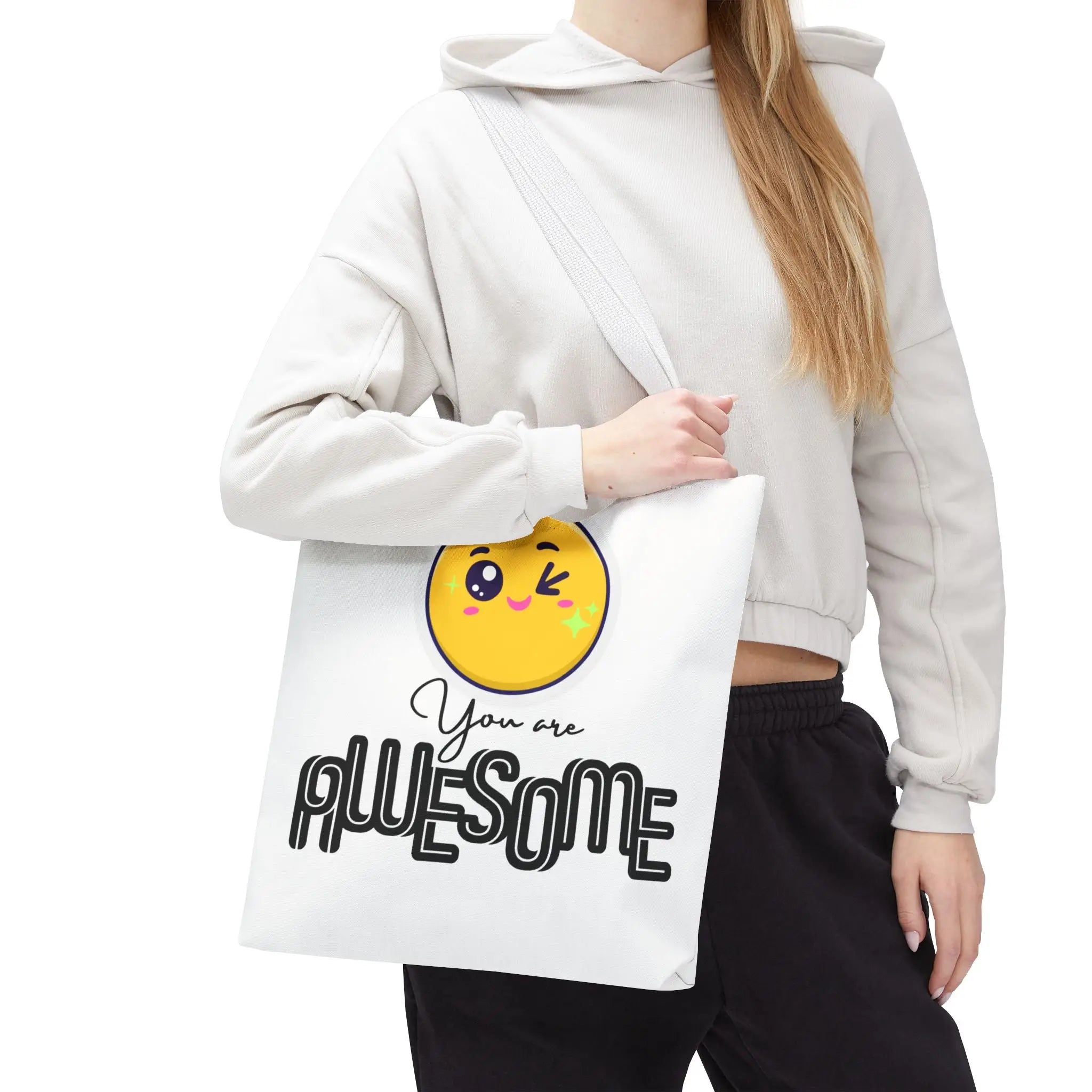You Are Awesome Emoji | Nectar Napkins Fun-Flirty Loversā Totes