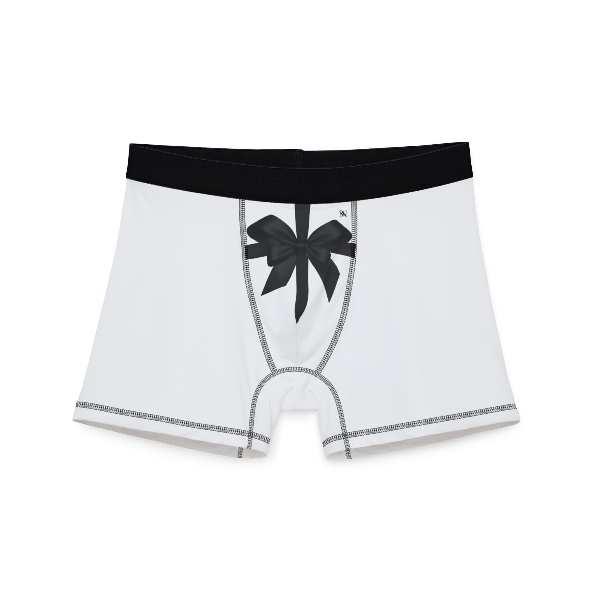 Unwrap Me Black Bow | Mix & Match Fun-Flirty Lovers’ Boxer Briefs
