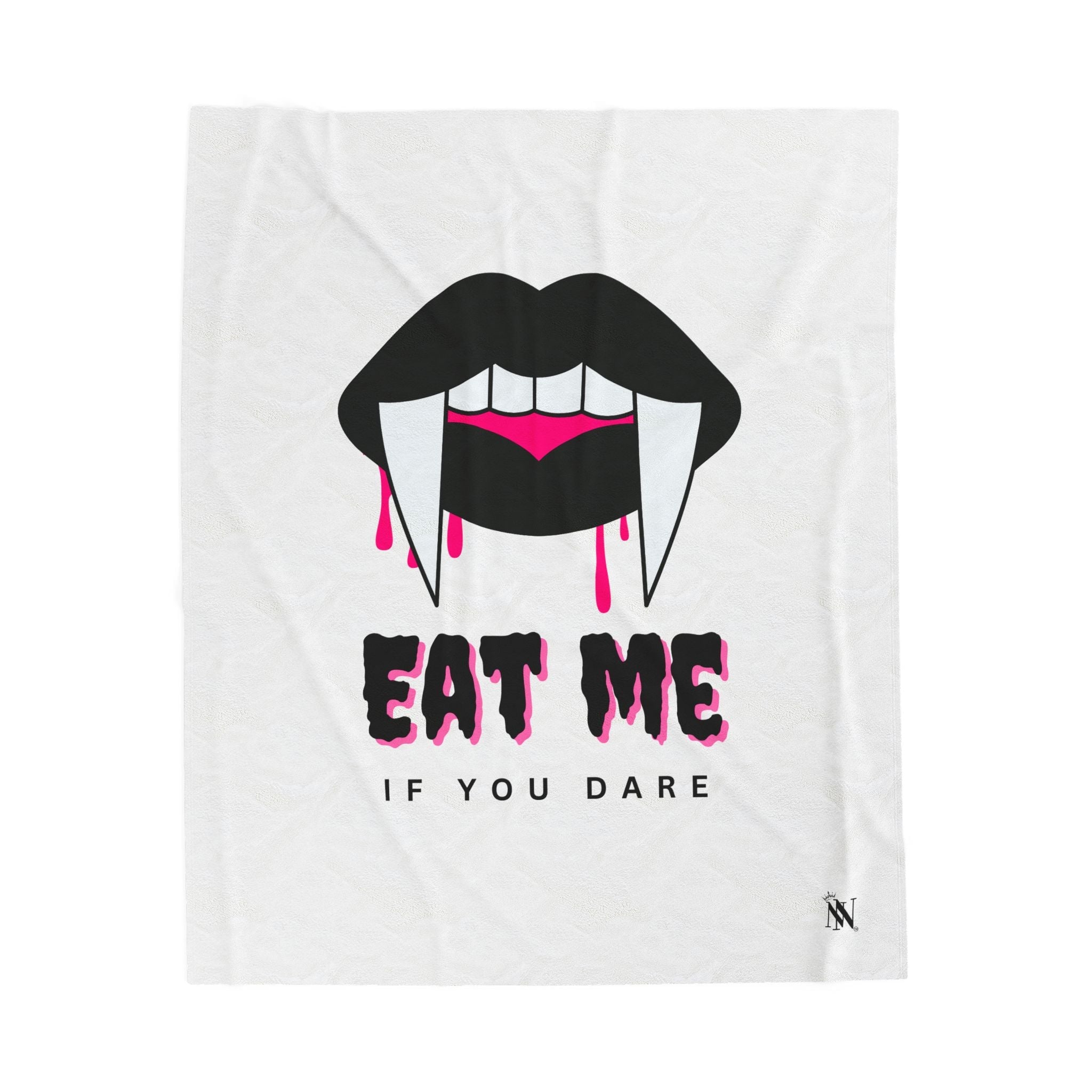 Eat Me If You Dare | Mix & Match Soft Fun-Flirty Lovers’ Blankets