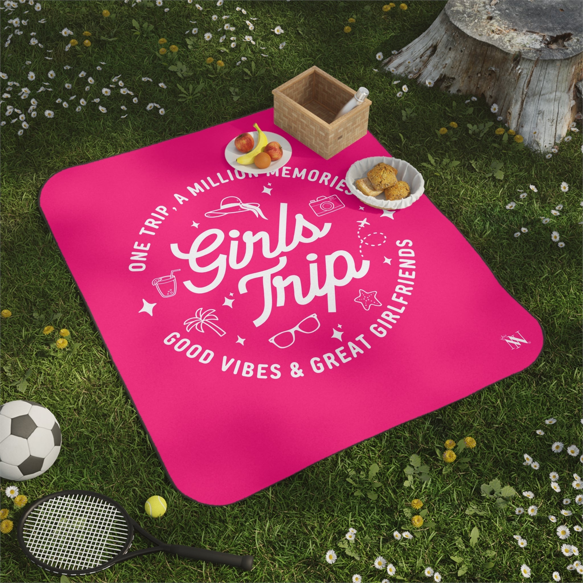 Girls Trip Memories | Mix Match Fun-Flirty Lovers’ Water-Resistant Blankets
