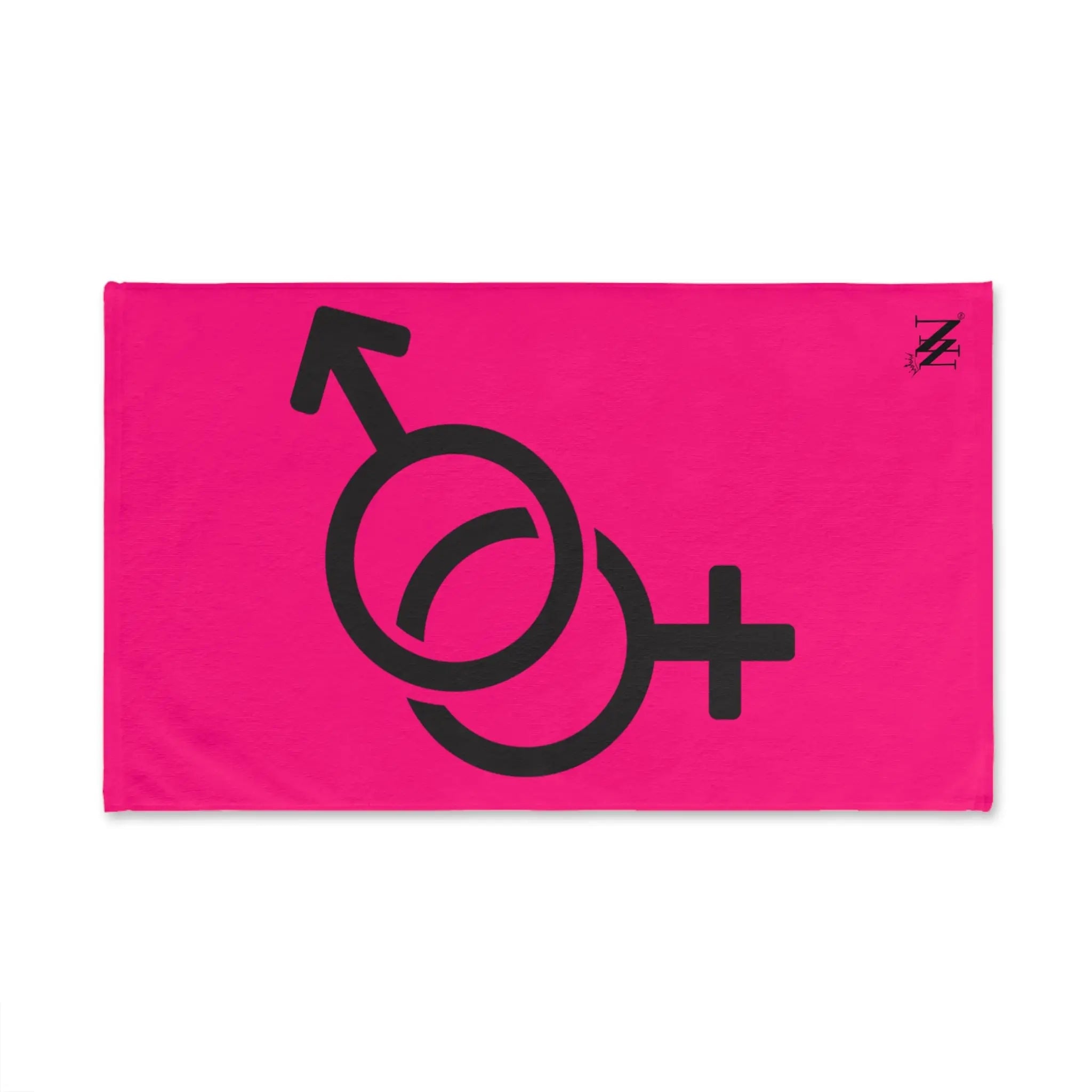 Him Her Gender Signs Signature Pink | Mix & Match Original Fun-Flirty Lovers’ Towels