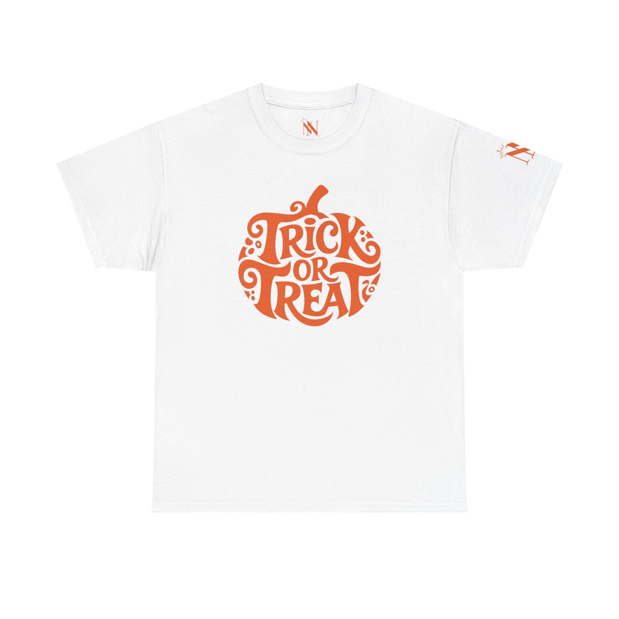 Trick Or Treat Pumpkin | Mix & Match Cotton Unisex Fun-Flirty Lovers’ T-Shirts