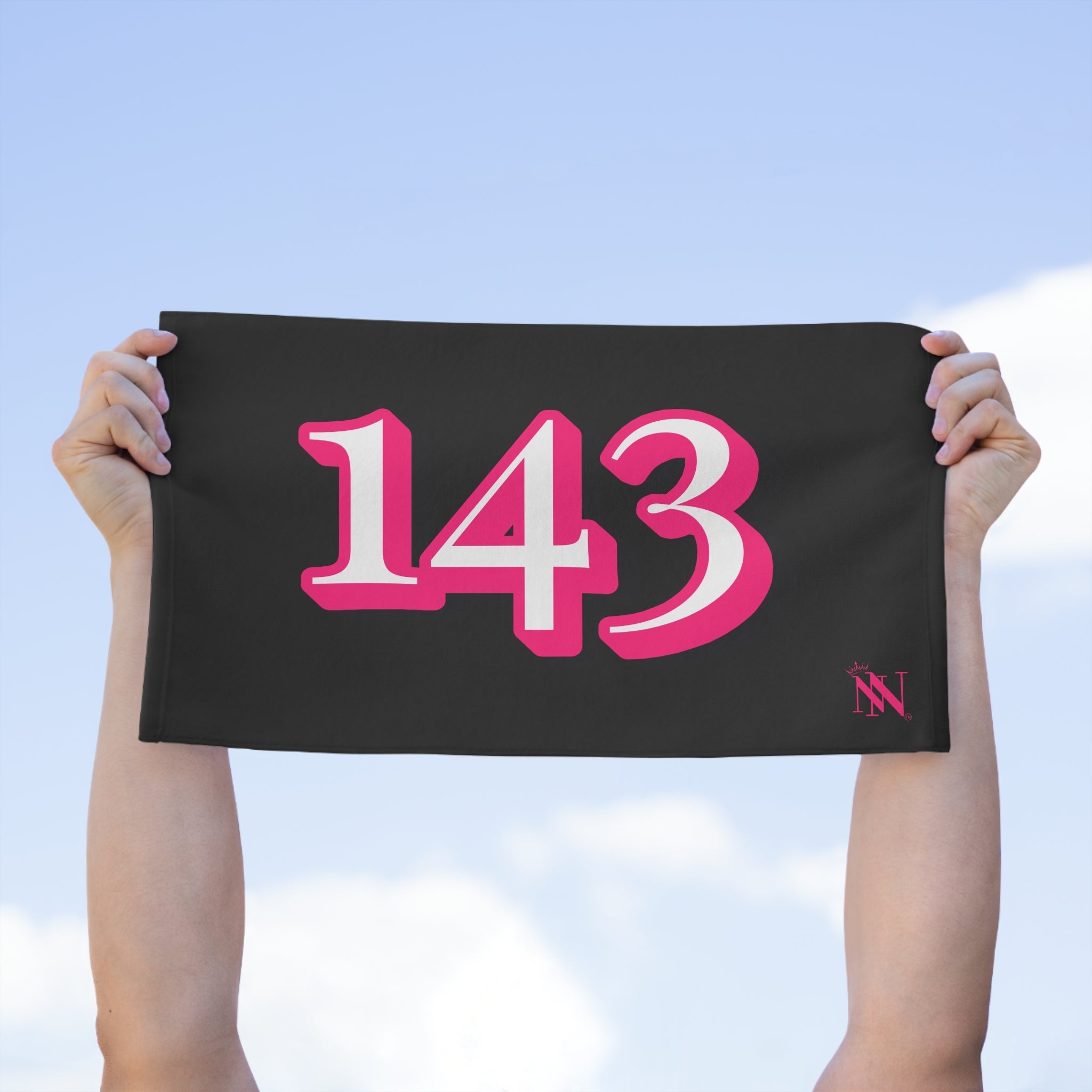 143 Black | Mix & Match Soft Fun-Flirty Lovers’ Towels