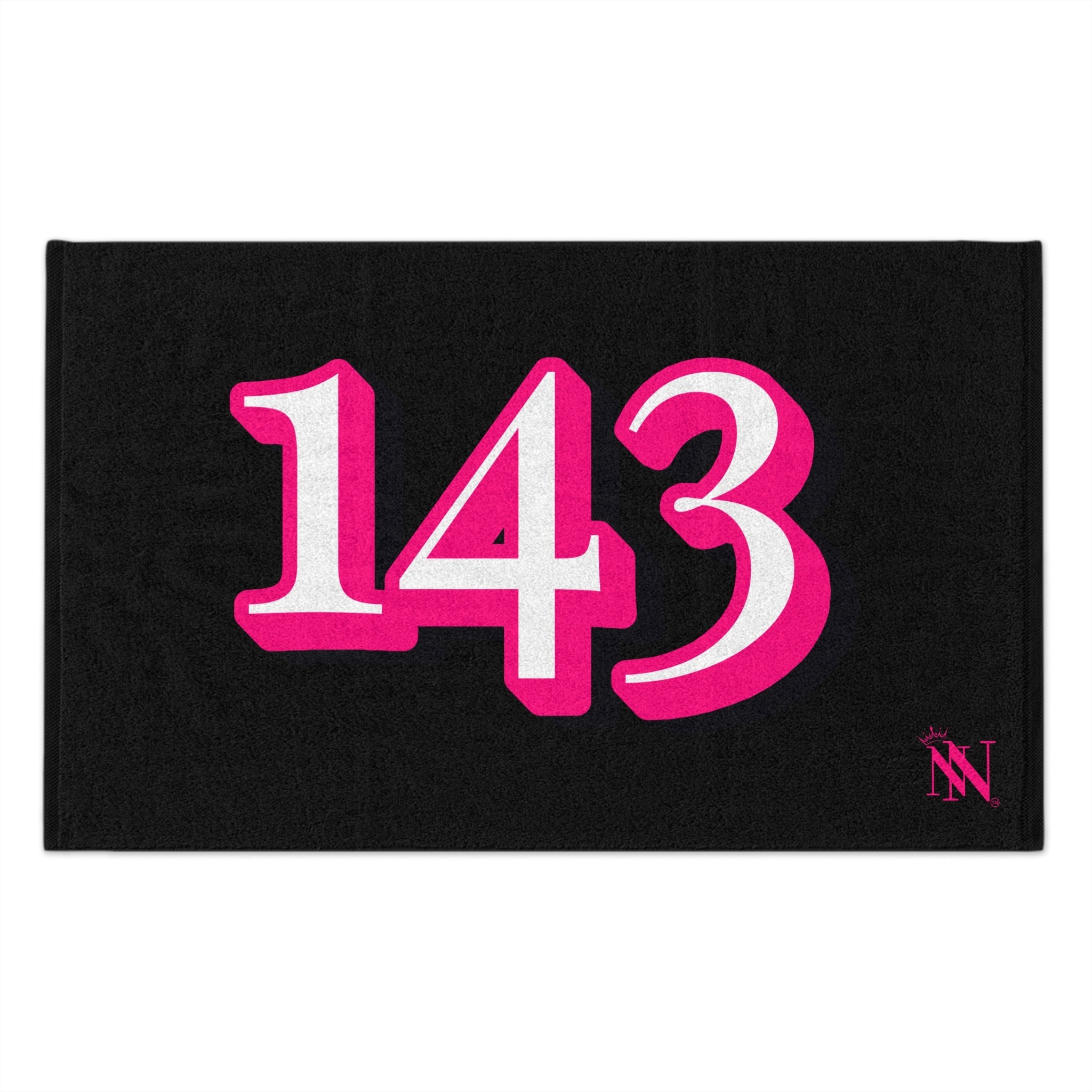 143 Black | Mix & Match Soft Fun-Flirty Lovers’ Towels