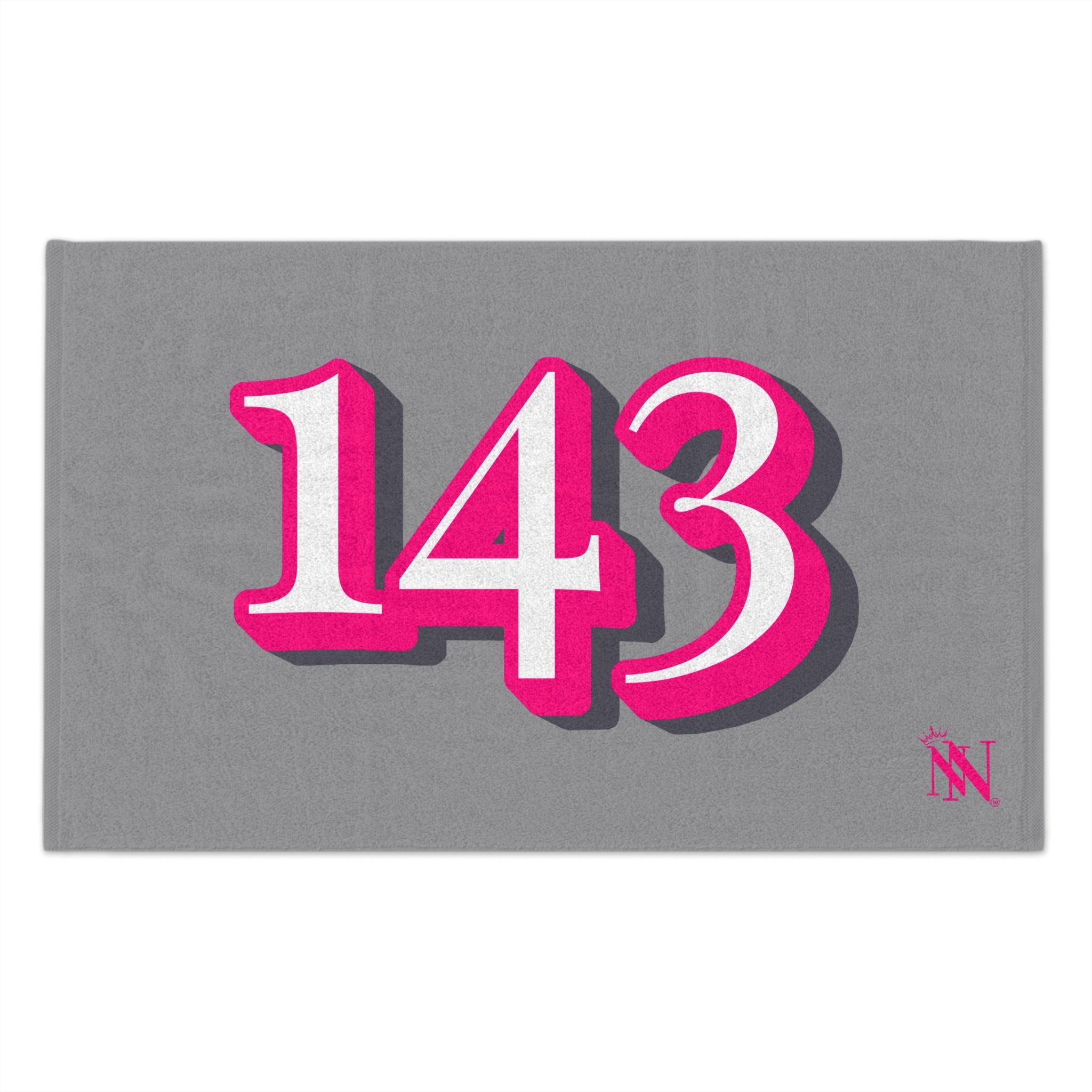 143 Grey | Mix & Match Soft Fun-Flirty Lovers’ Towels