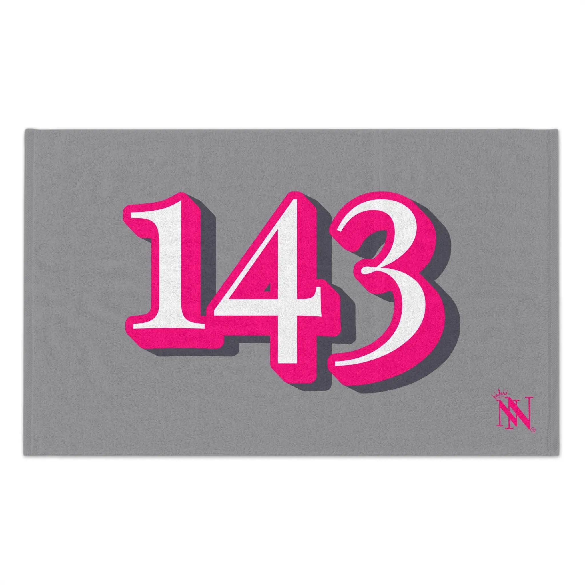 143 Grey | Mix & Match Soft Fun-Flirty Lovers’ Towels
