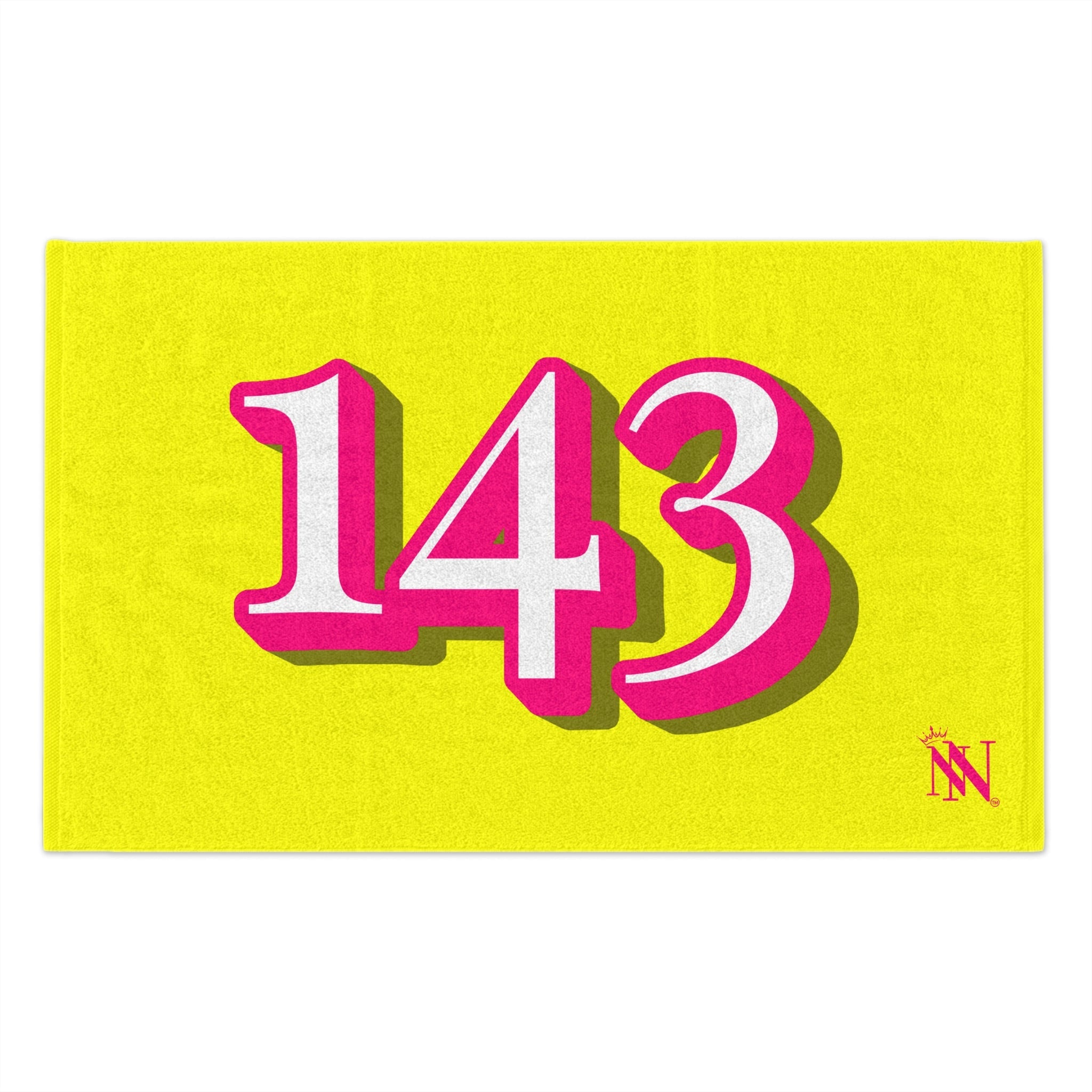 143 Neon Yellow | Mix & Match Soft Fun-Flirty Lovers’ Towels