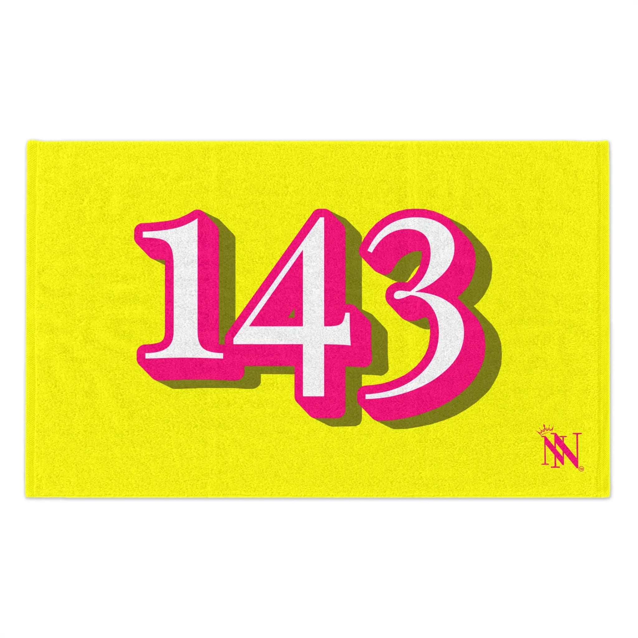 143 Neon Yellow | Mix & Match Soft Fun-Flirty Lovers’ Towels