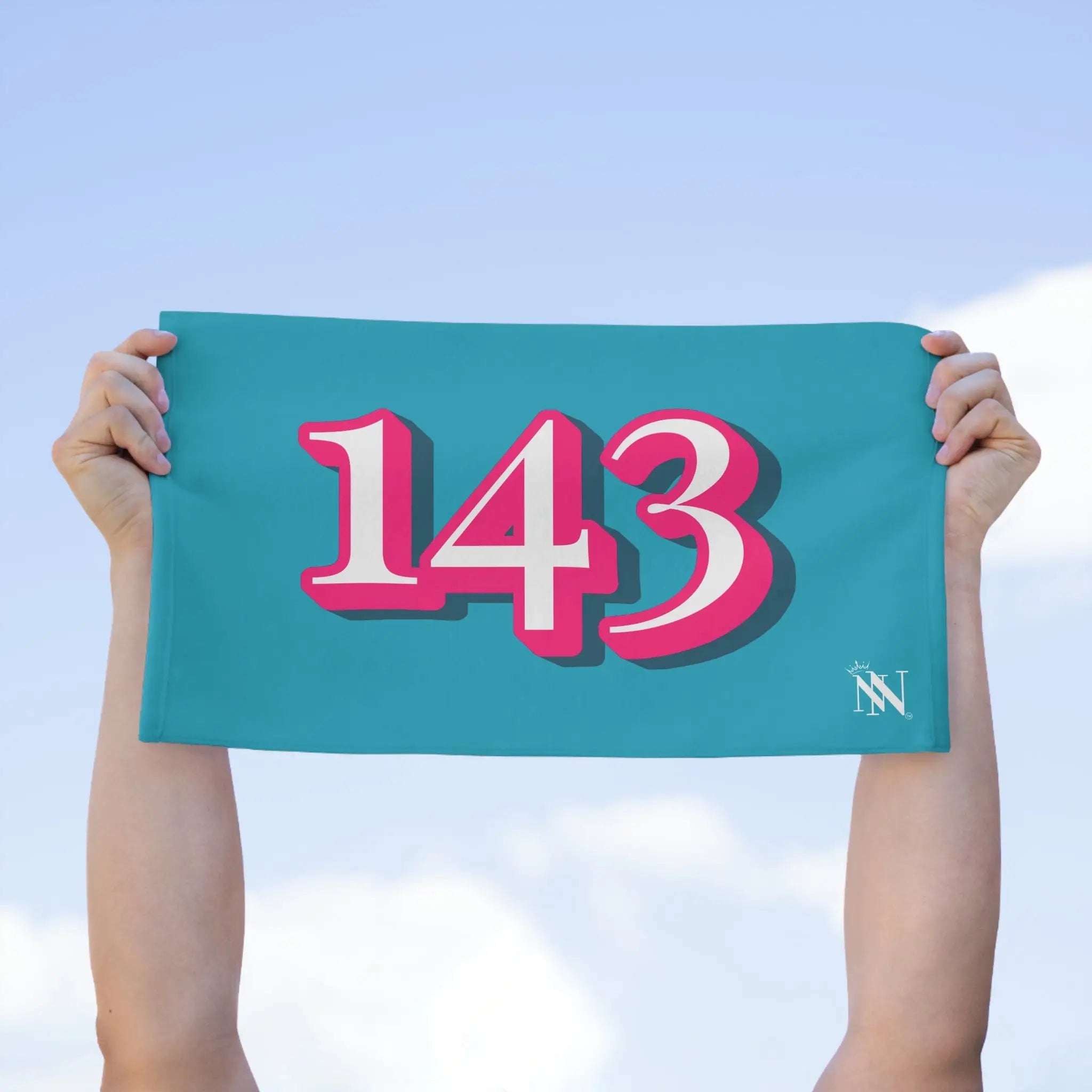 143 Teal | Mix & Match Soft Fun-Flirty Lovers’ Towels