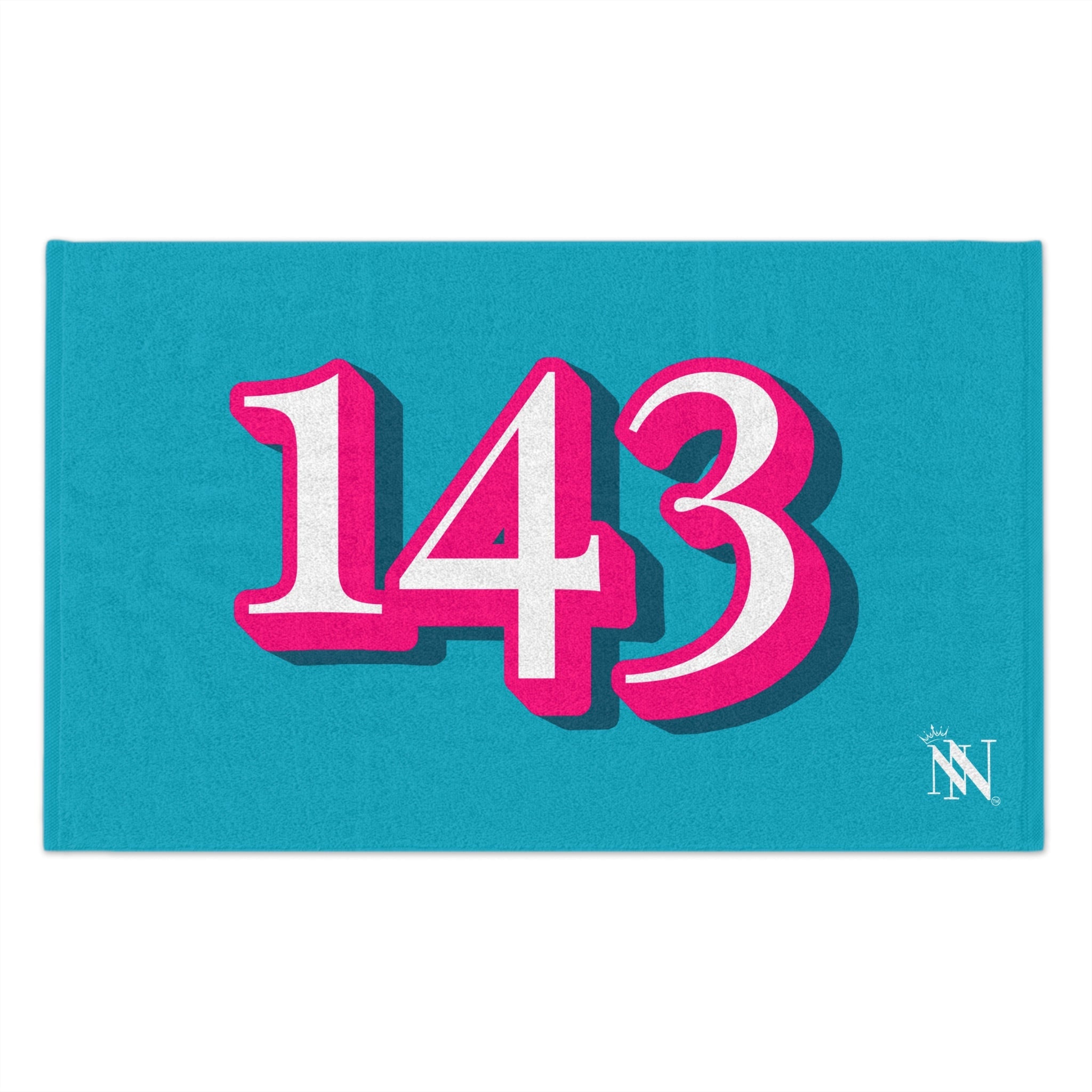 143 Teal | Mix & Match Soft Fun-Flirty Lovers’ Towels