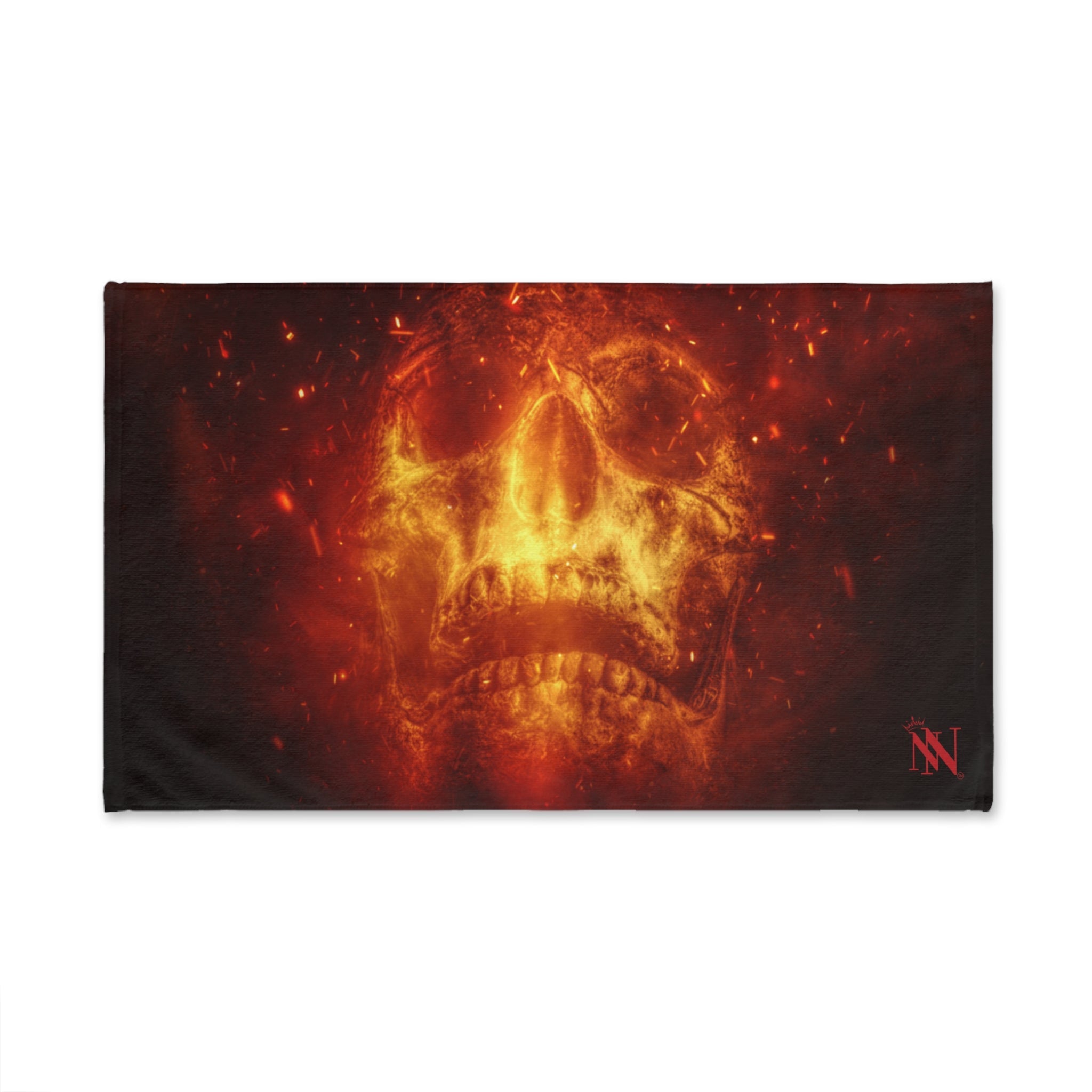 Burning Skull 3D Print | Mix & Match Original Fun-Flirty Lovers’ Towel