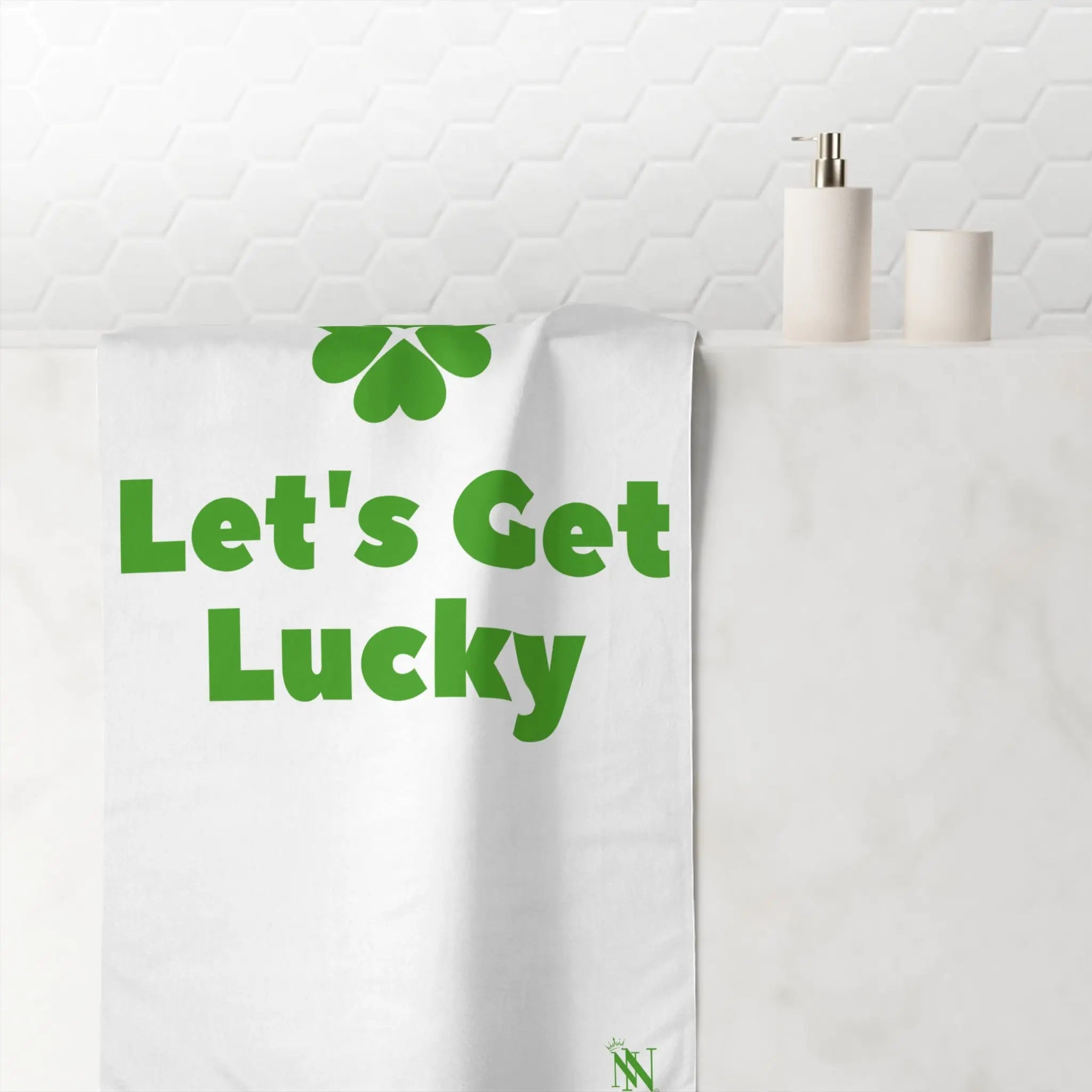 Let’s Get Lucky St. Patrick’s Day | Mix & Match XL Fun-Flirty Lovers’ Towels