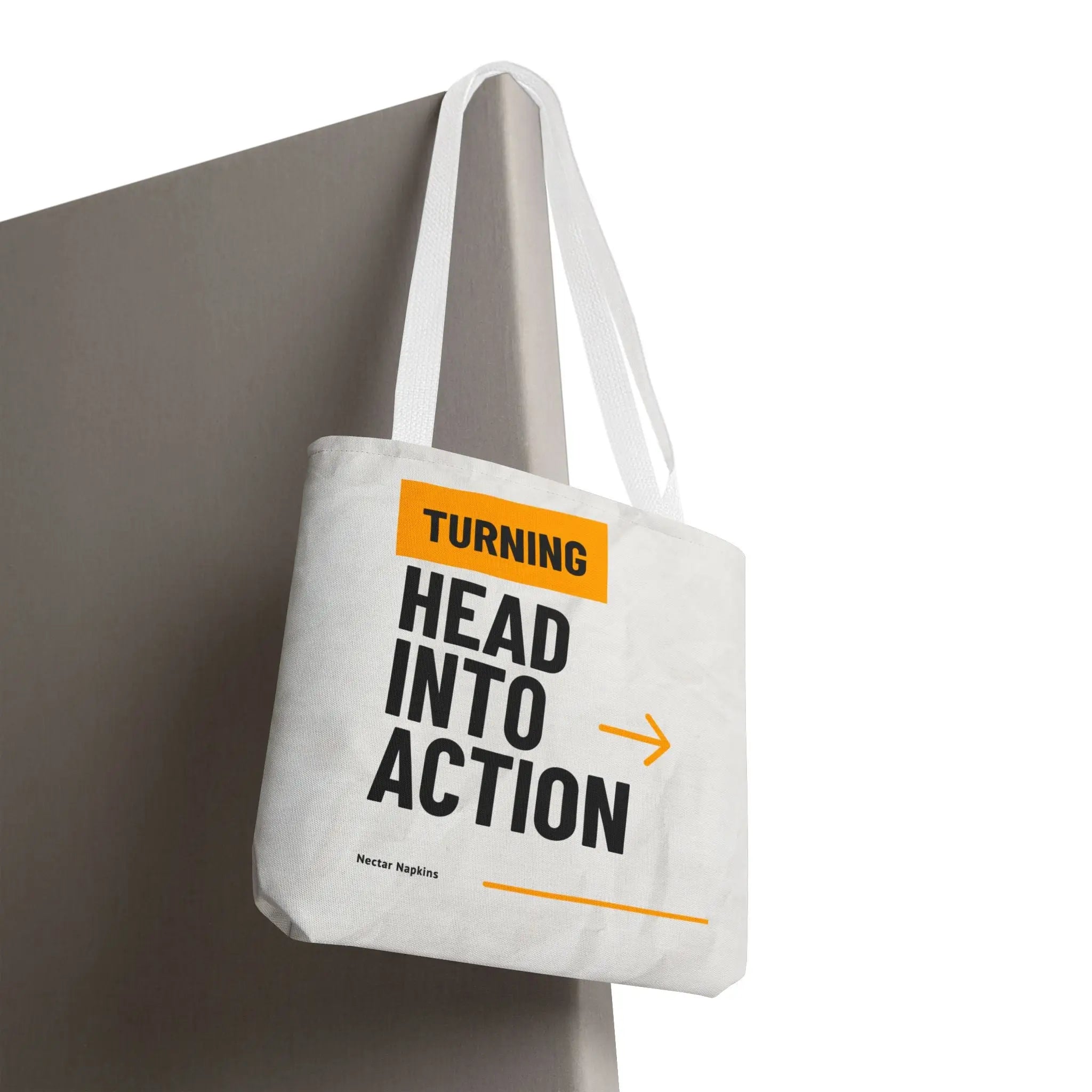 Turning Head into Action Weekend Tote Bag