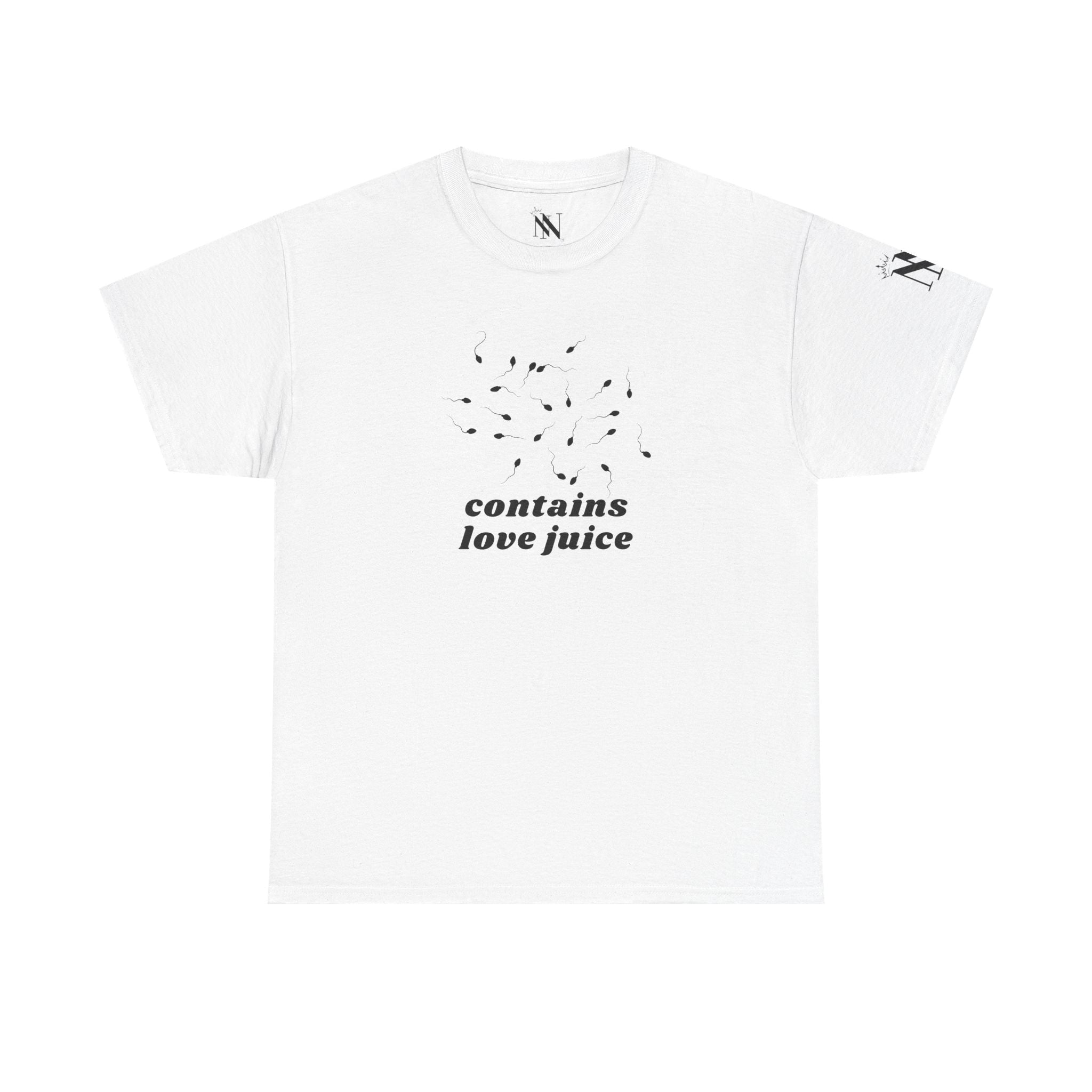 Contains Love Juice | Mix & Match 100% Cotton Unisex Fun-Flirty Lovers’ Tees