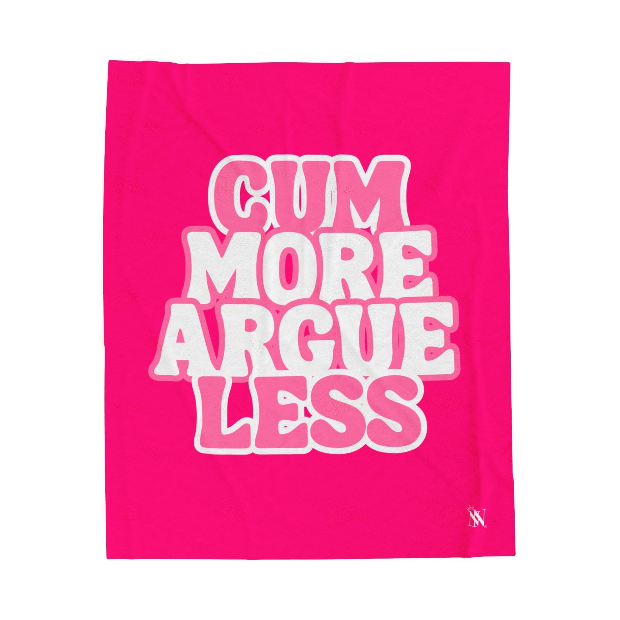 Cum More Argue Less Romantic Lovers Gifts Blanket