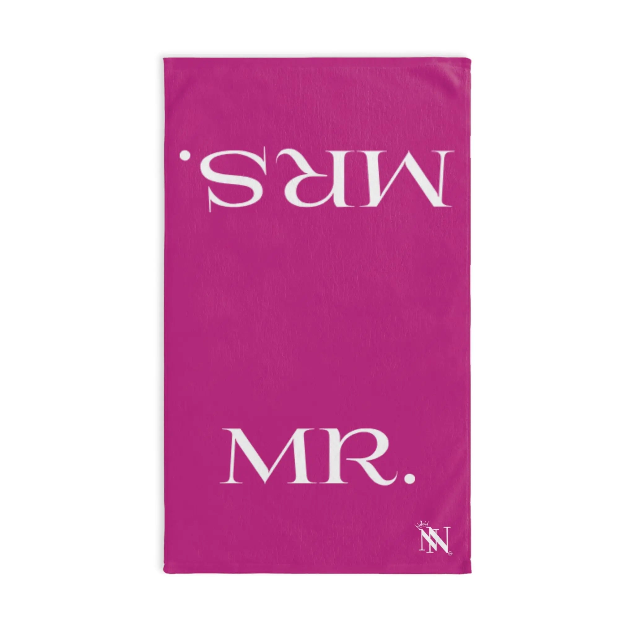 Mr Mrs Shareable Hot Pink | Mix & Match Classic Fun-Flirty Lovers’ Towels