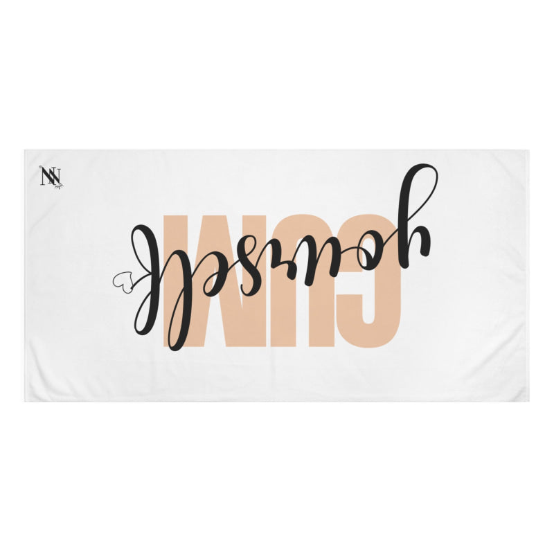 Cum Yourself Heart | Mix & Match XL Fun-Flirty Lovers’ Towels