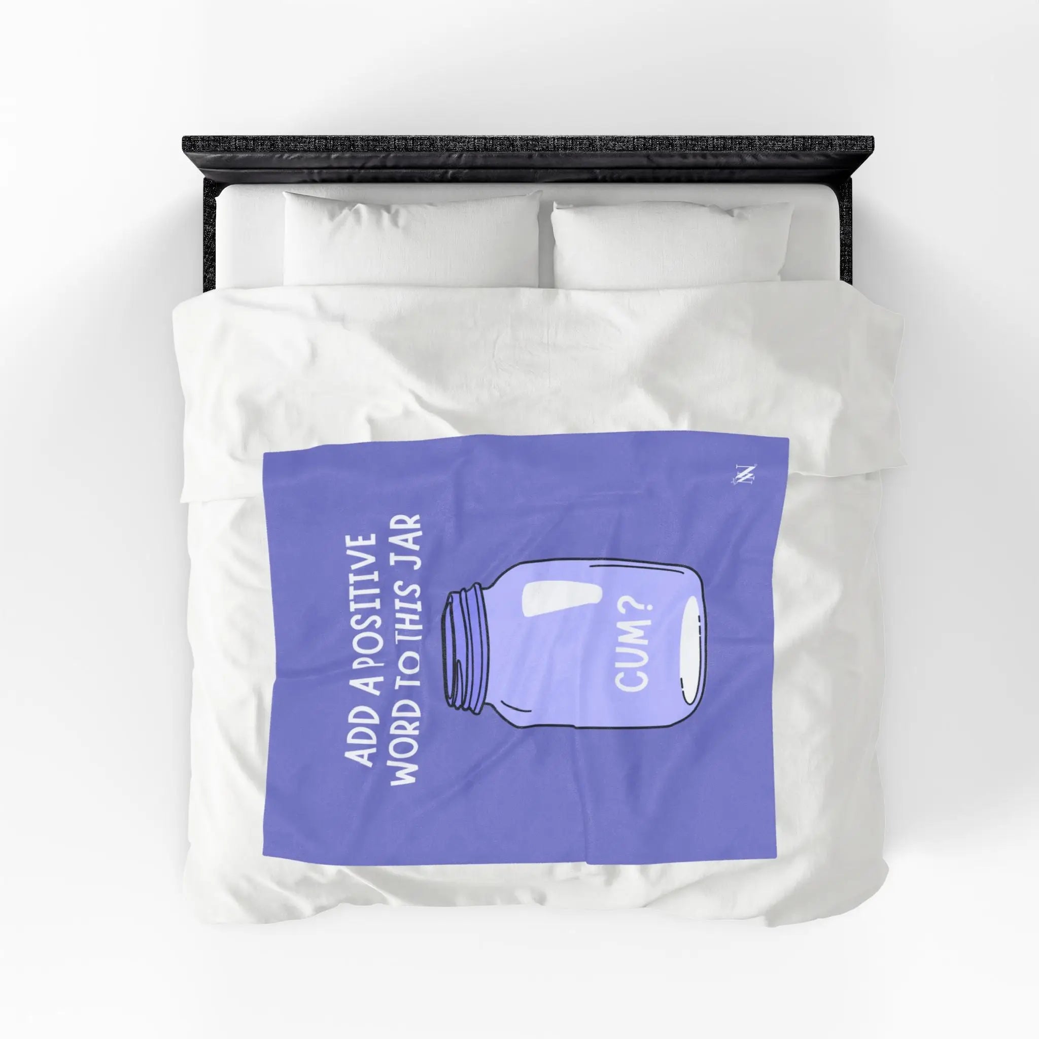 Positive Word Jar Cum? Romantic Sex Gifts Blanket