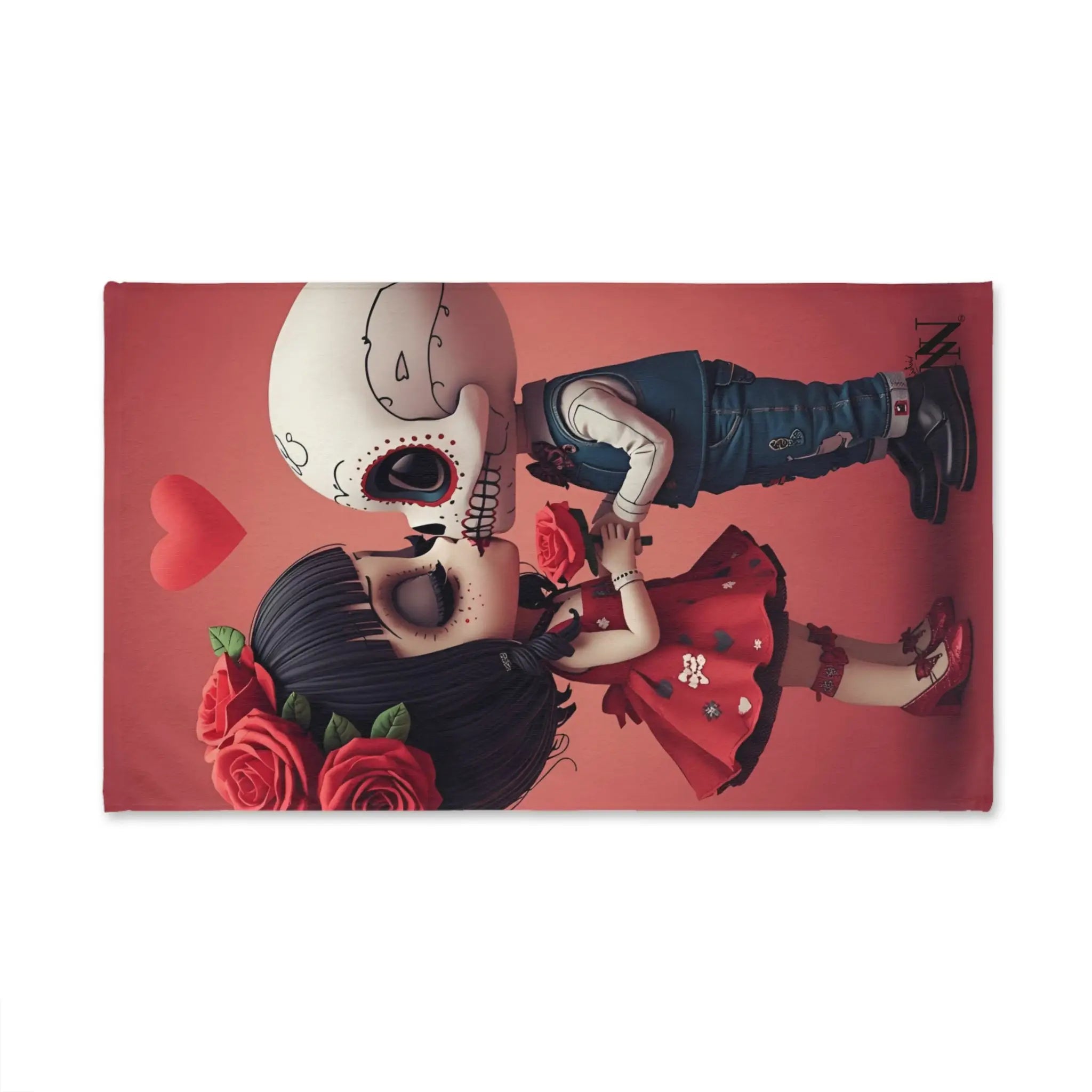 Day of the Dead’s Kiss | Mix & Match Original Fun-Flirty Lovers’ Towels