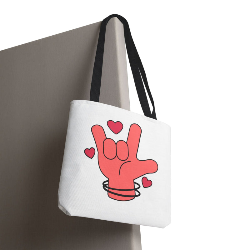 I Love You Hand Sign | Mix & Match Fun-Flirty Lovers’ Totes