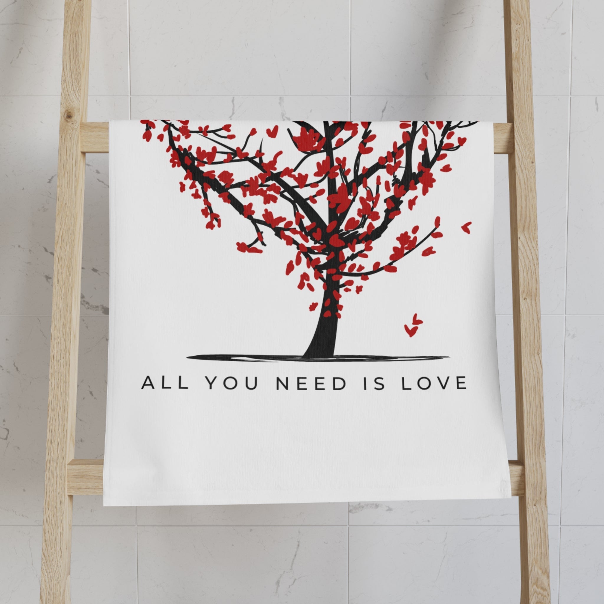 All You Need is Love Tree Cum Towel