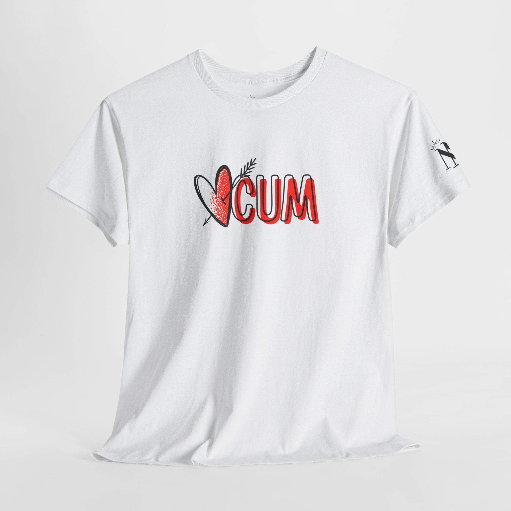 Heart Arrow Cum Sex Gifts Graphic T-Shirt
