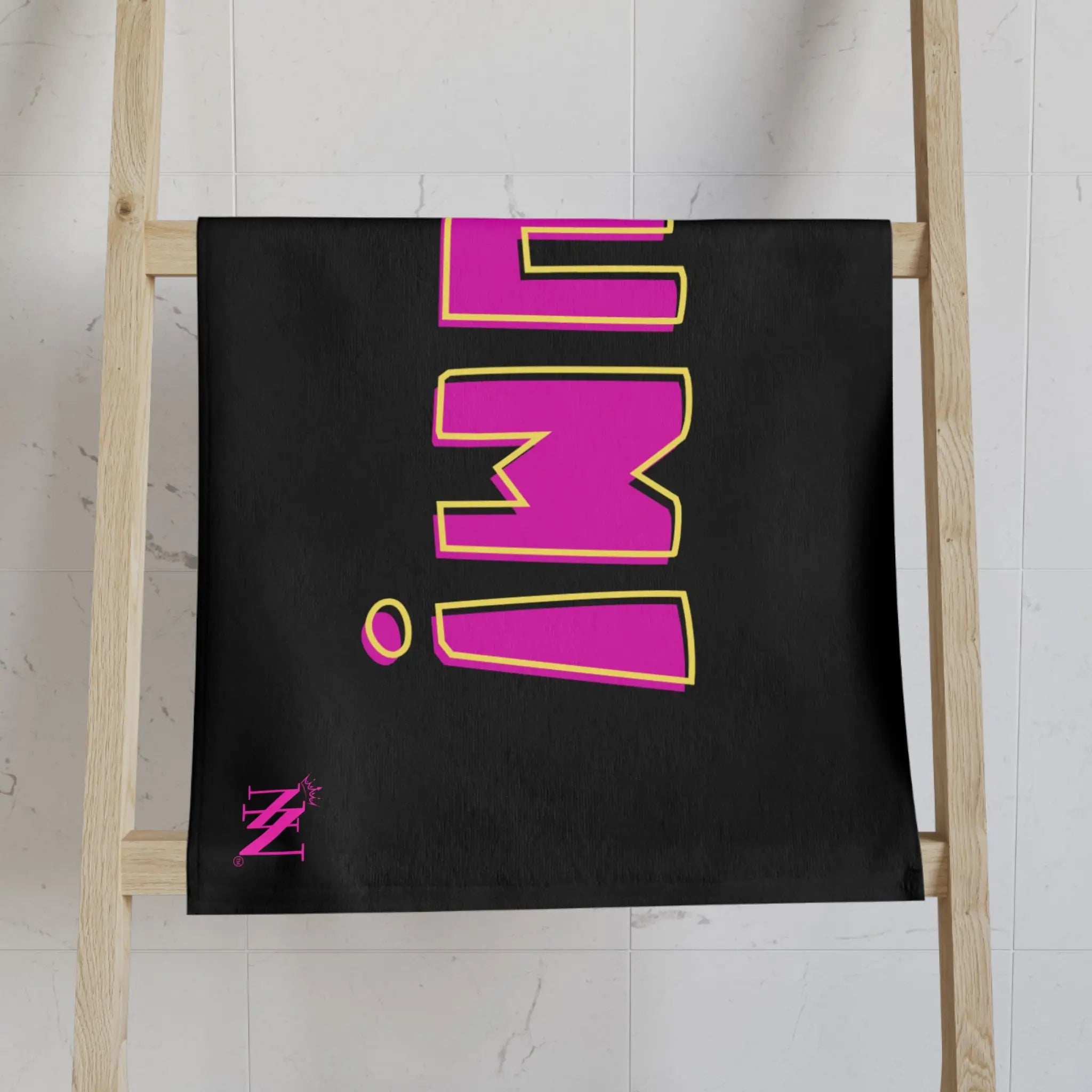 Yum! Black | Mix & Match Classic Fun-Flirty Lovers’ Towels