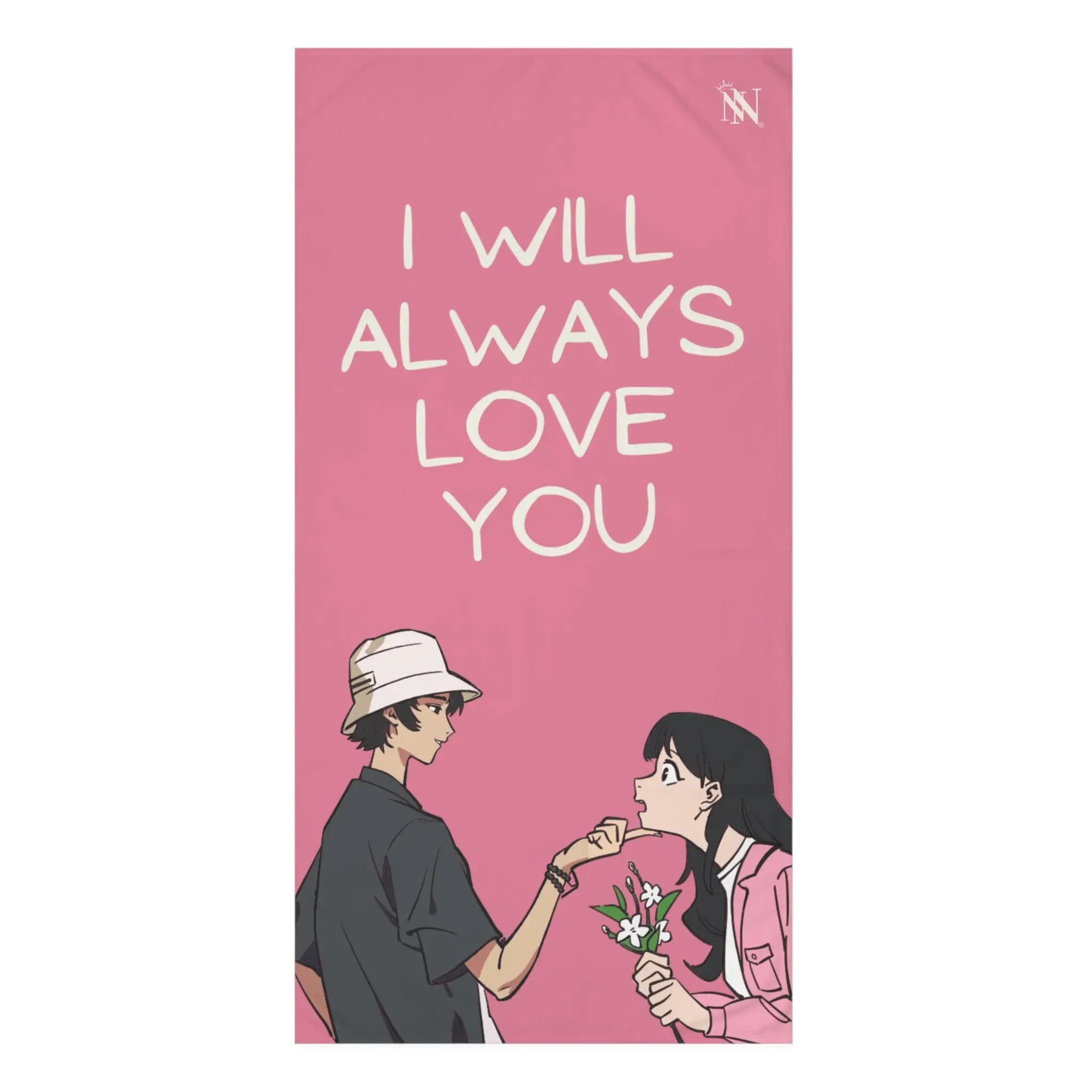 I Will Always Love You Anime | Nectar Napkins XL Fun-Flirty Loversโ Towels