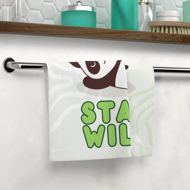 Stay Wild Cute Panda | Mix & Match Lils’ Fun-Flirty Lovers’ Towels