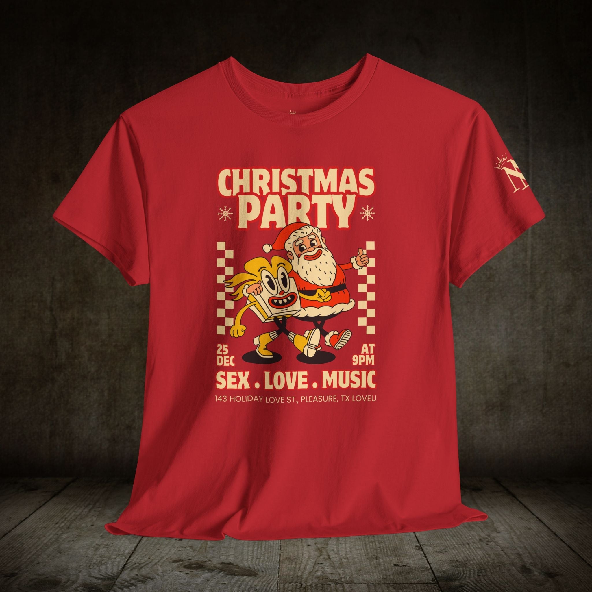 Christmas Party | Mix & Match Cotton Unisex Fun-Flirty Lovers’ T-Shirts