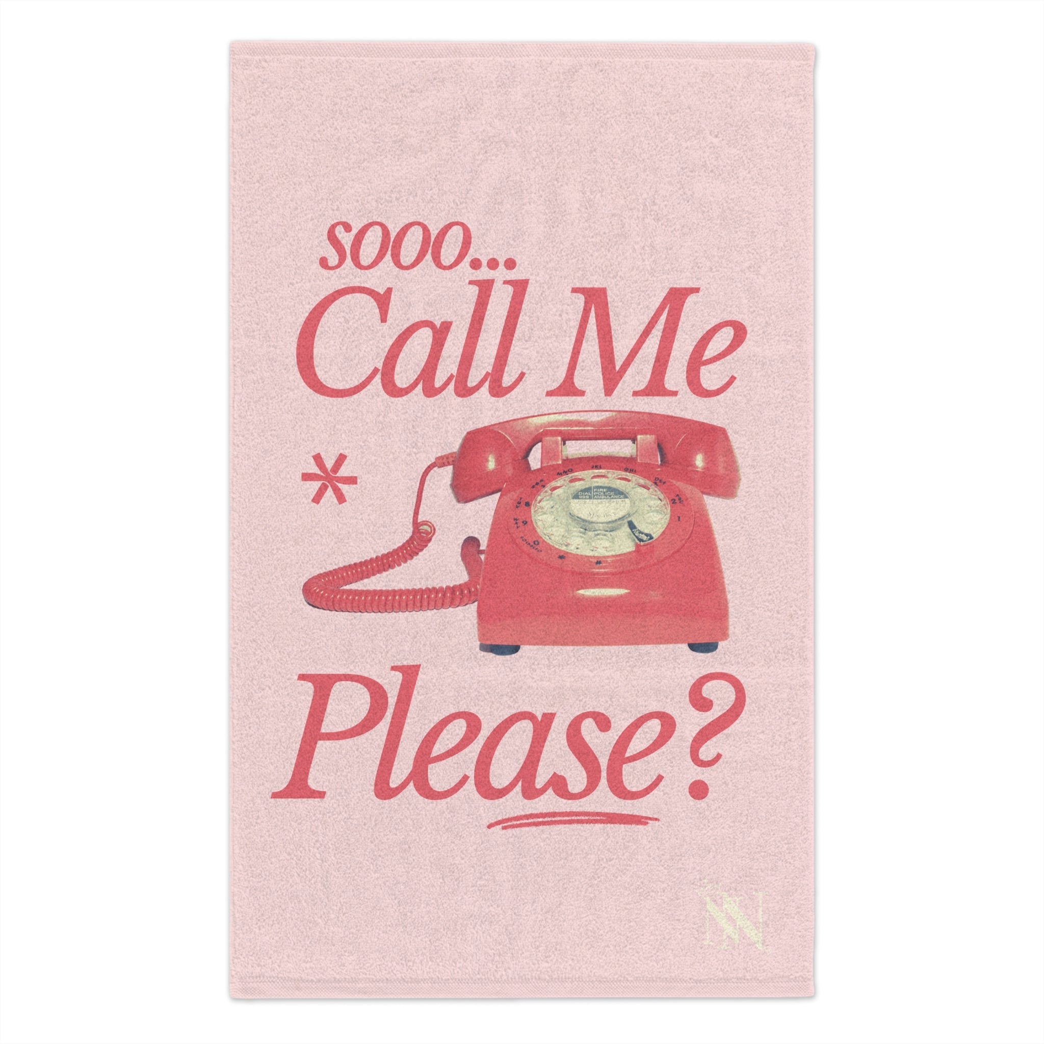sooo... Call Me Please? | Mix & Match Soft Fun-Flirty Lovers’ Towels