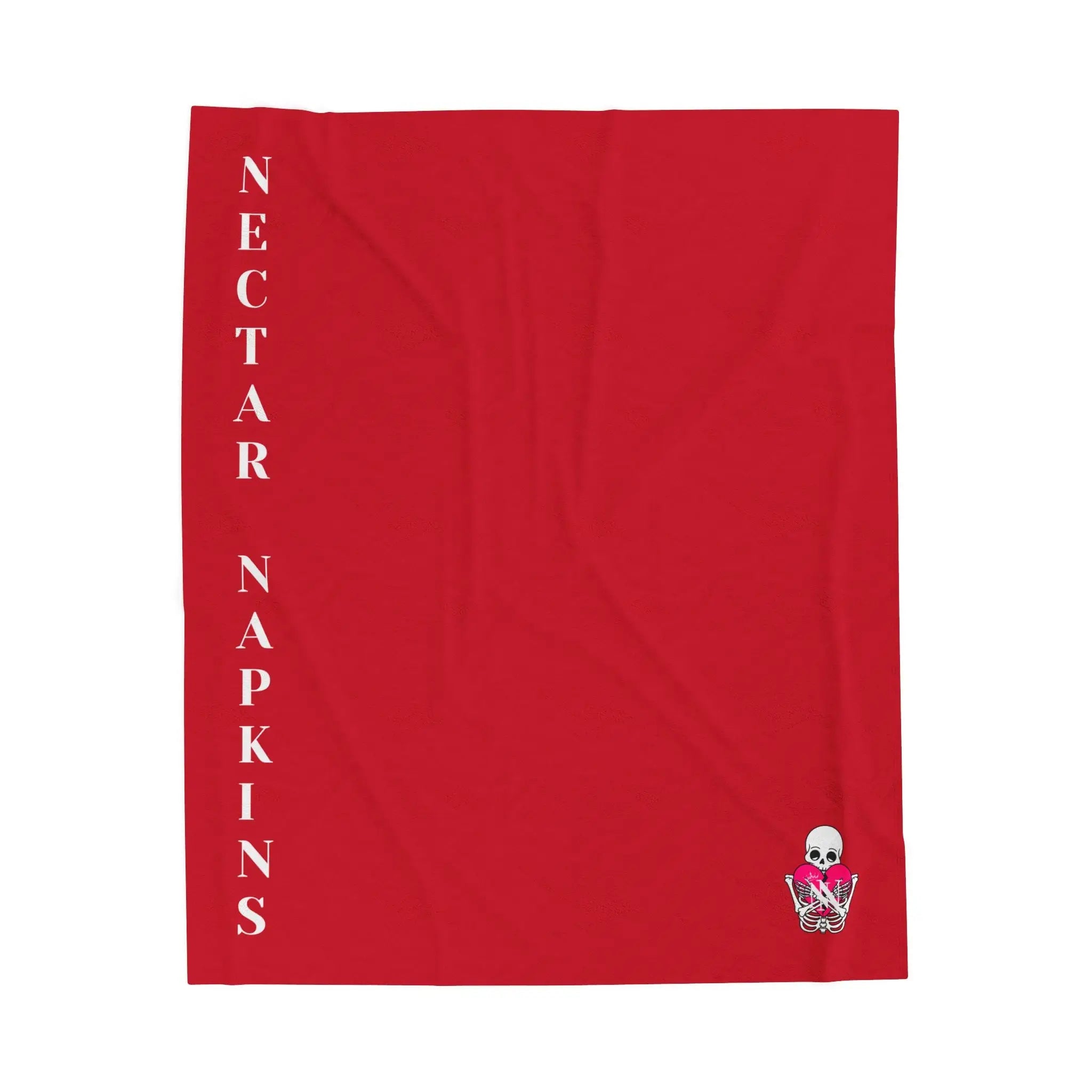 Nectar Napkins Brand Red | Nectar Napkins Fun-Flirty Lovers’ Blankets