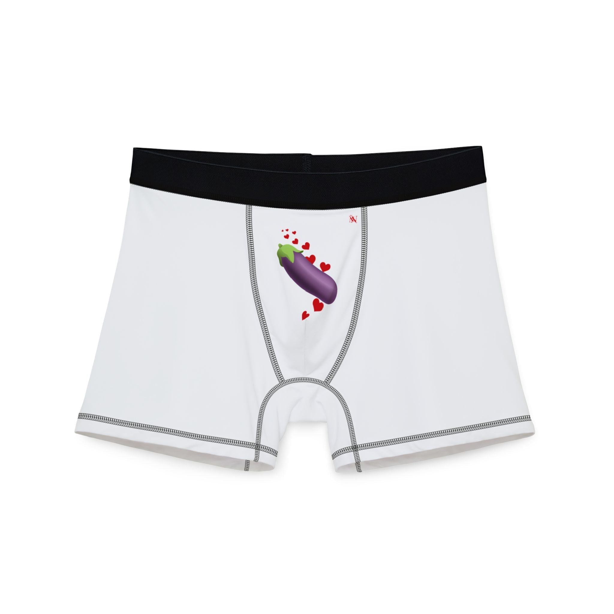 Eggplant Love Emoji | Mix & Match Fun-Flirty Lovers’ Boxer Briefs