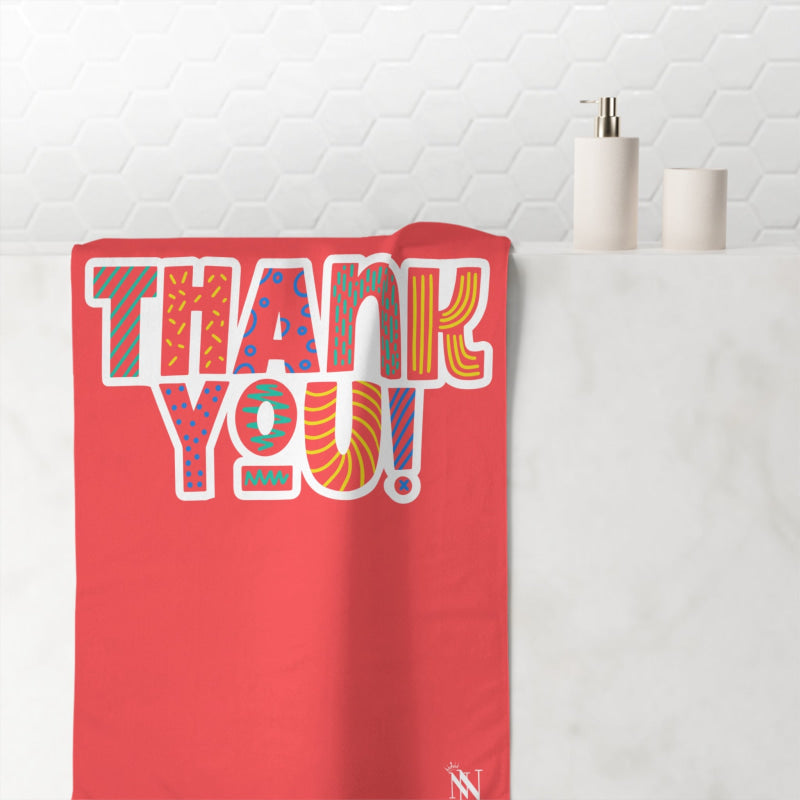 Cutesy Thank You! | Mix & Match XL Fun-Flirty Lovers’ Towels